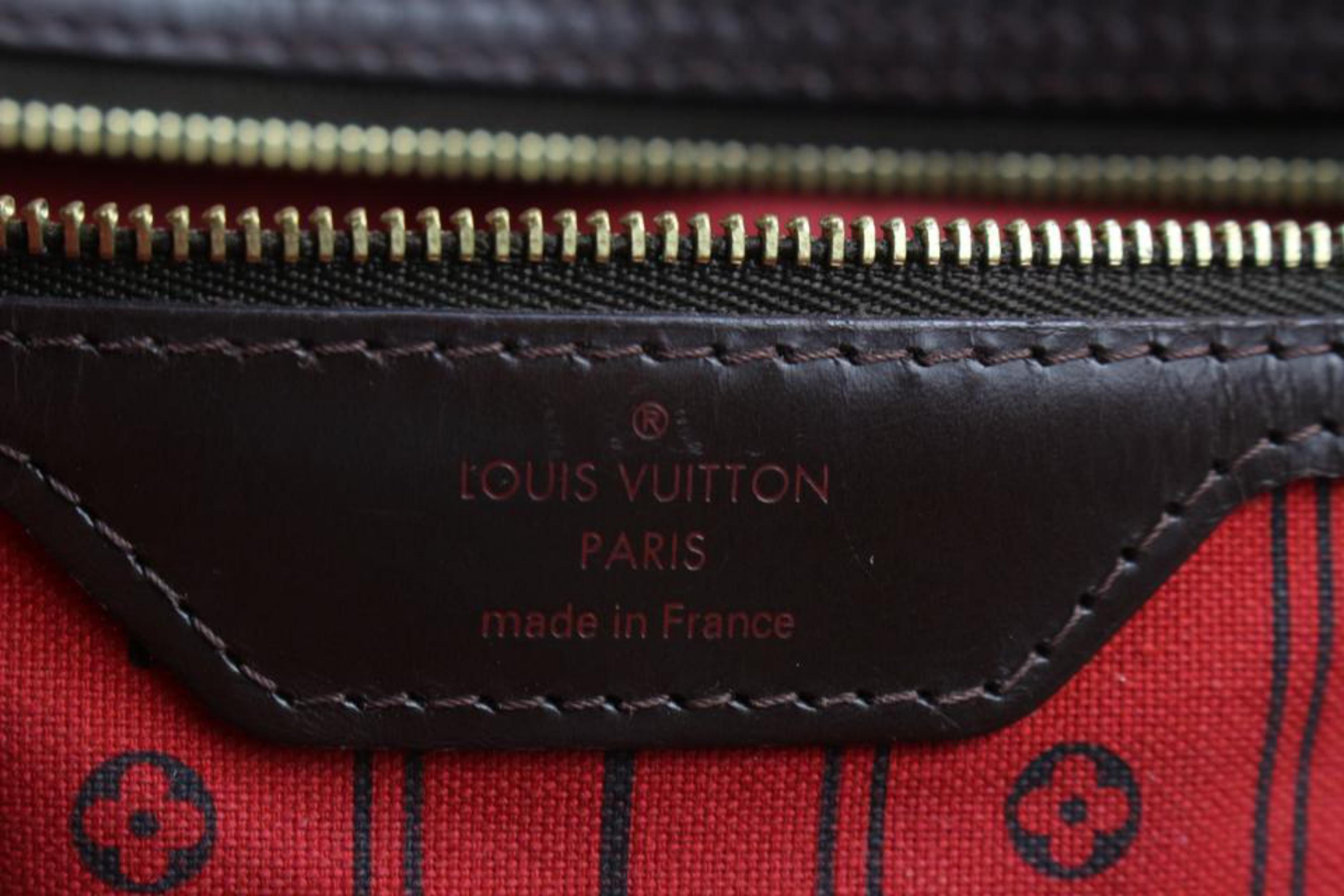 Louis Vuitton Damier Ebene Neverfull MM Tote bag s29lv27 For Sale 3