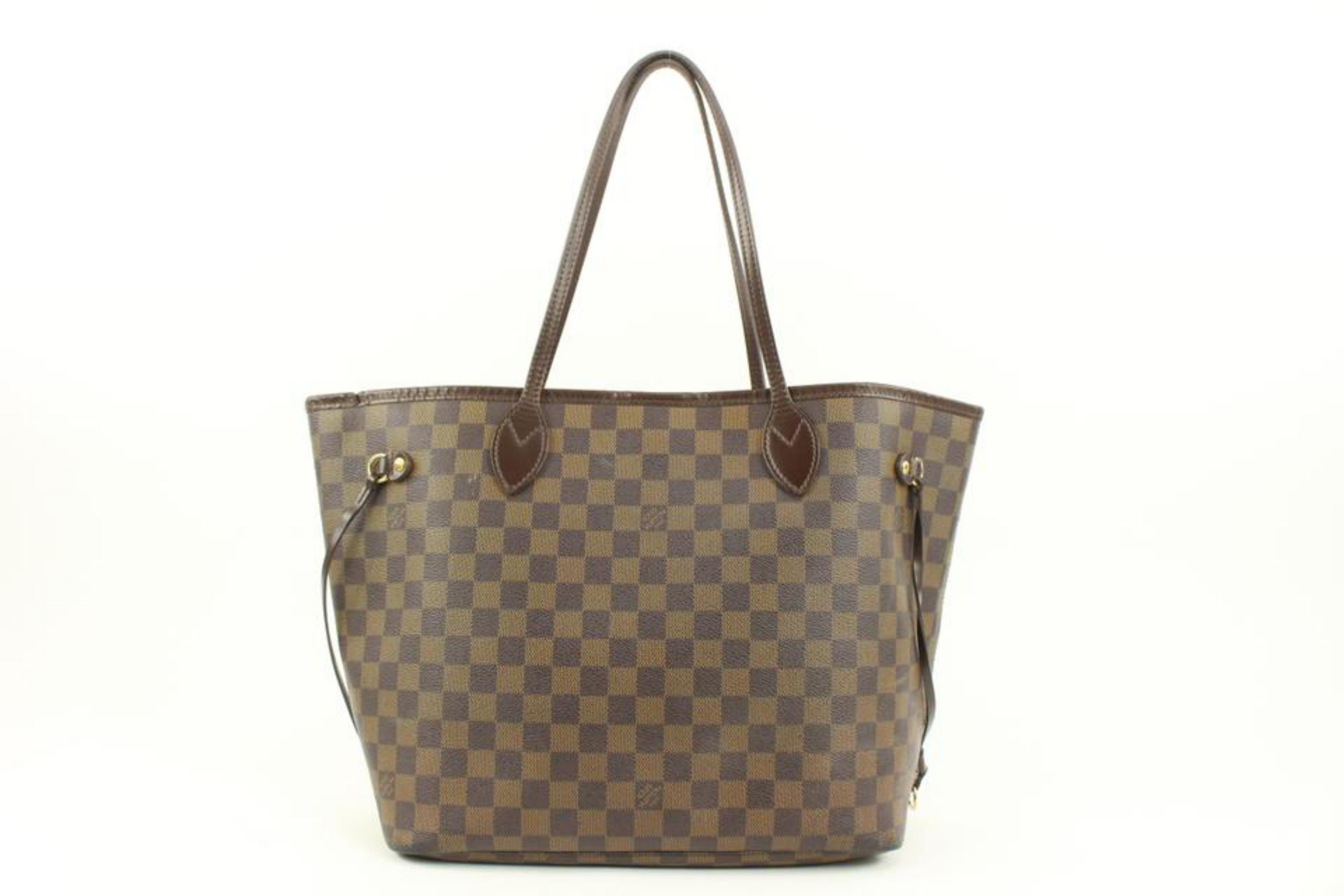 Louis Vuitton Damier Ebene Neverfull MM Tote bag s29lv27
Date Code/Serial Number: SP2038
Made In: France
Measurements: Length:  18