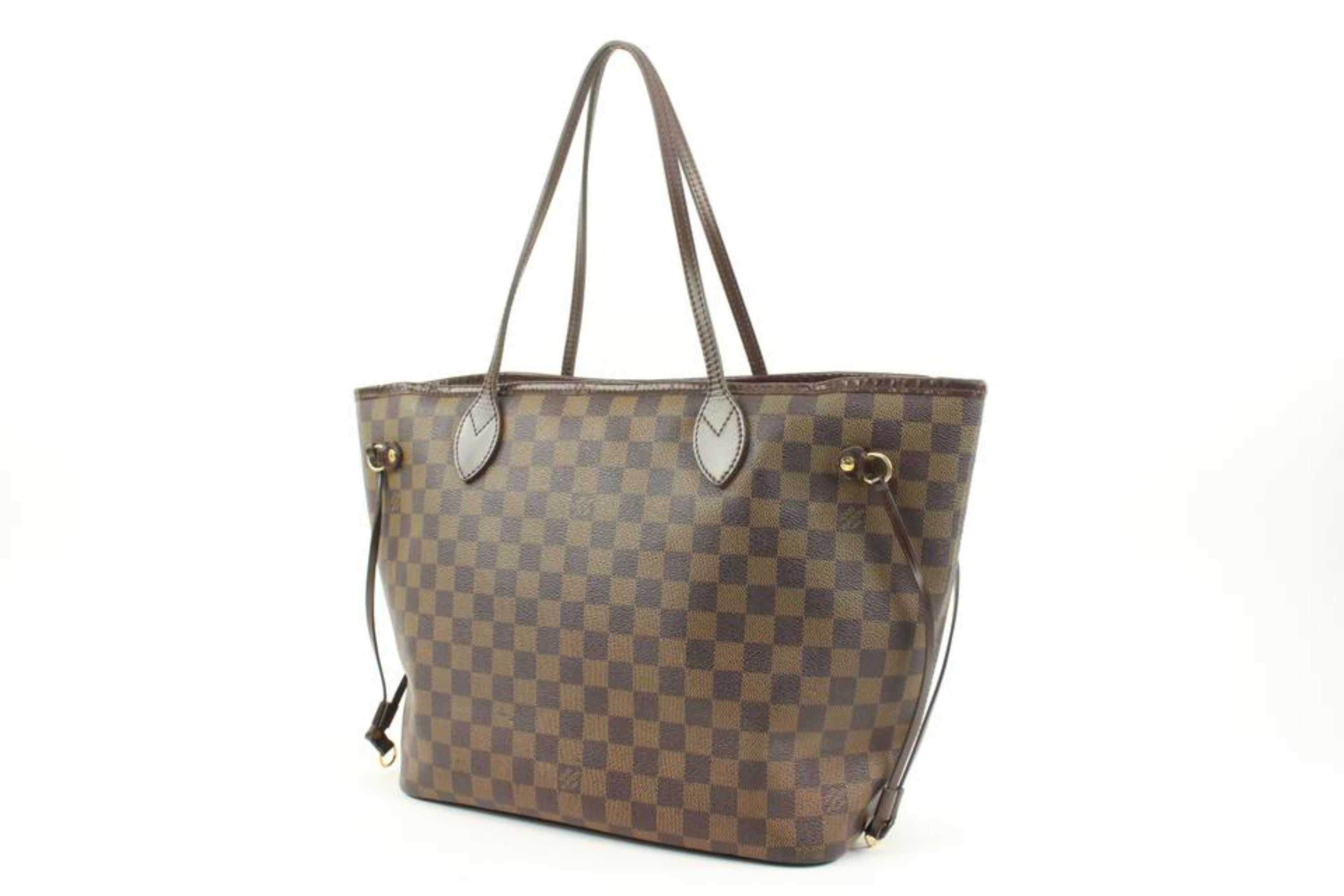 Women's Louis Vuitton Damier Ebene Neverfull MM Tote bag s29lv27 For Sale