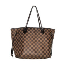 Louis Vuitton Damier Ebene Neverfull MM Tote