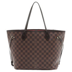 Louis Vuitton Damier Ebene Neverfull MM Tote
