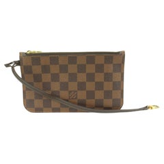 Louis Vuitton - Pochette Neverfull PM en damier ébène avec pochette, 41lk66