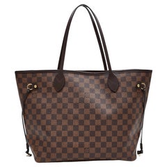 Used Louis Vuitton Damier Ebene Neverfull Tote MM (2019)