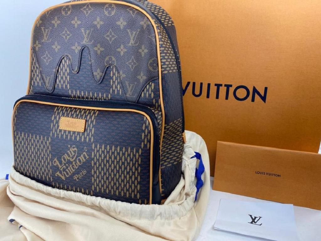 Louis Vuitton x Nigo Giant Damier Ebene Monogram e Sling Bag