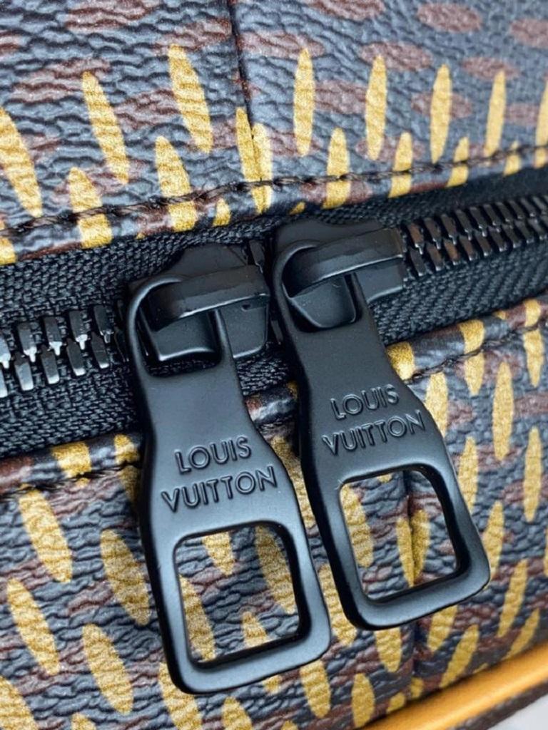 Louis Vuitton Damier Ebene Nigo Campus Backpack Rare Runway Drip Melt  860471 at 1stDibs