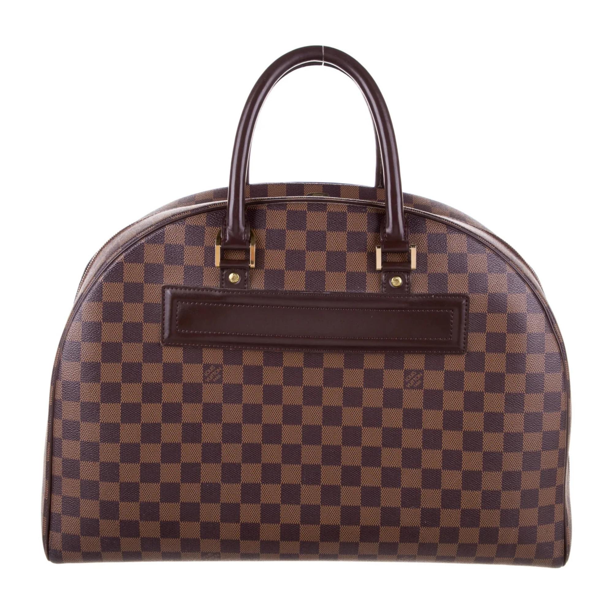 Louis Vuitton Damier Ebene Nolita 24 Heures Handbag In Good Condition In Montreal, Quebec