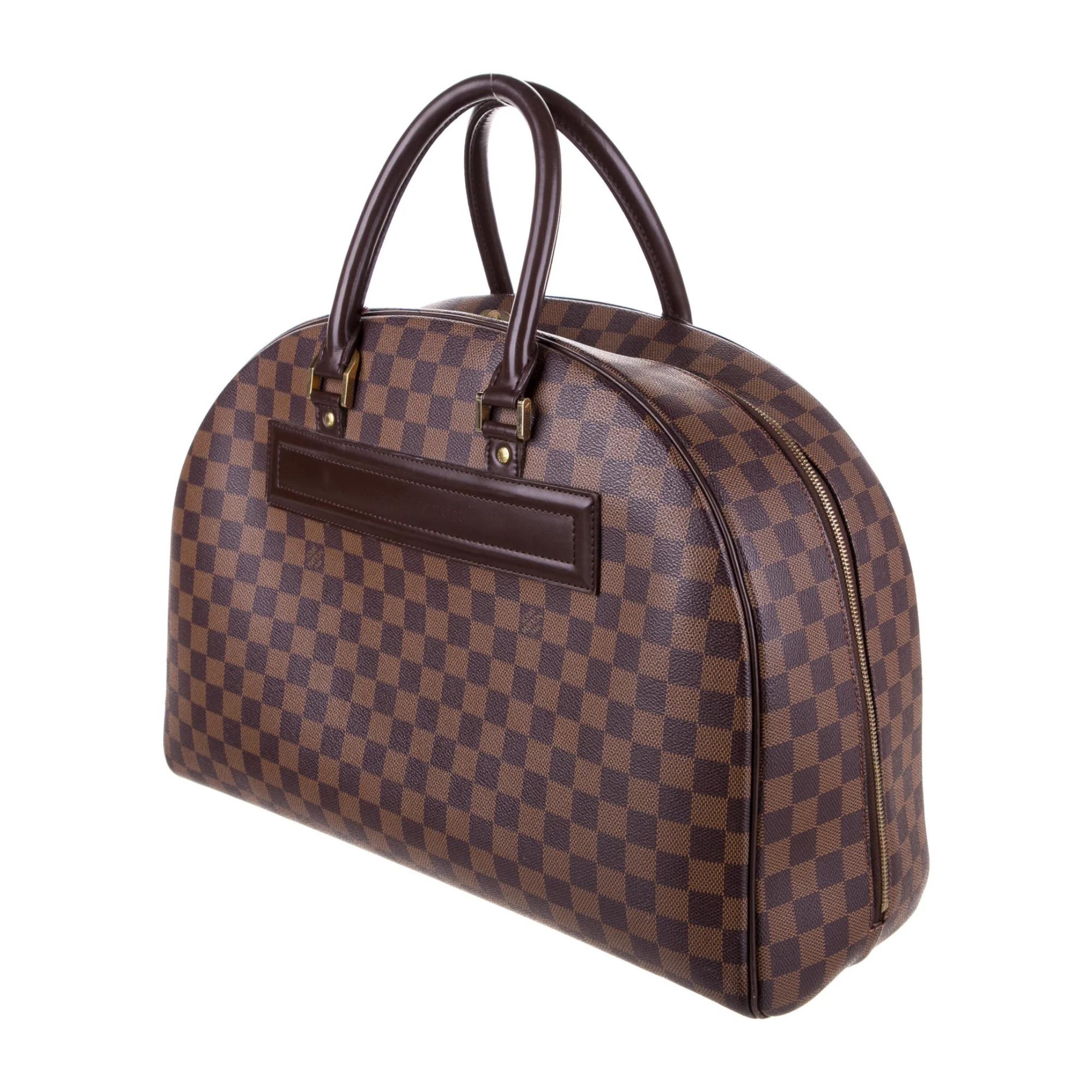 Women's Louis Vuitton Damier Ebene Nolita 24 Heures Handbag