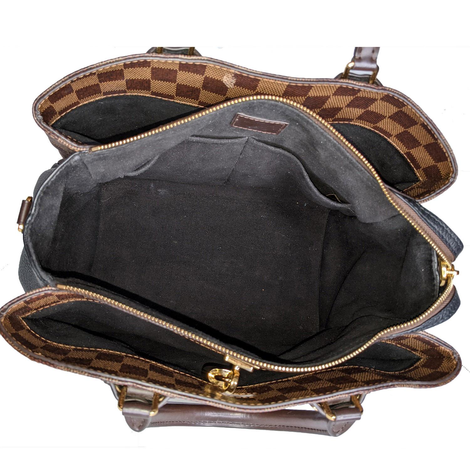 Women's Louis Vuitton Damier Ebene Normandy Handbag Satchel