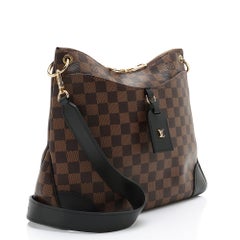 Louis Vuitton Damier Ebene Odeon MM NM Shoulder Bag