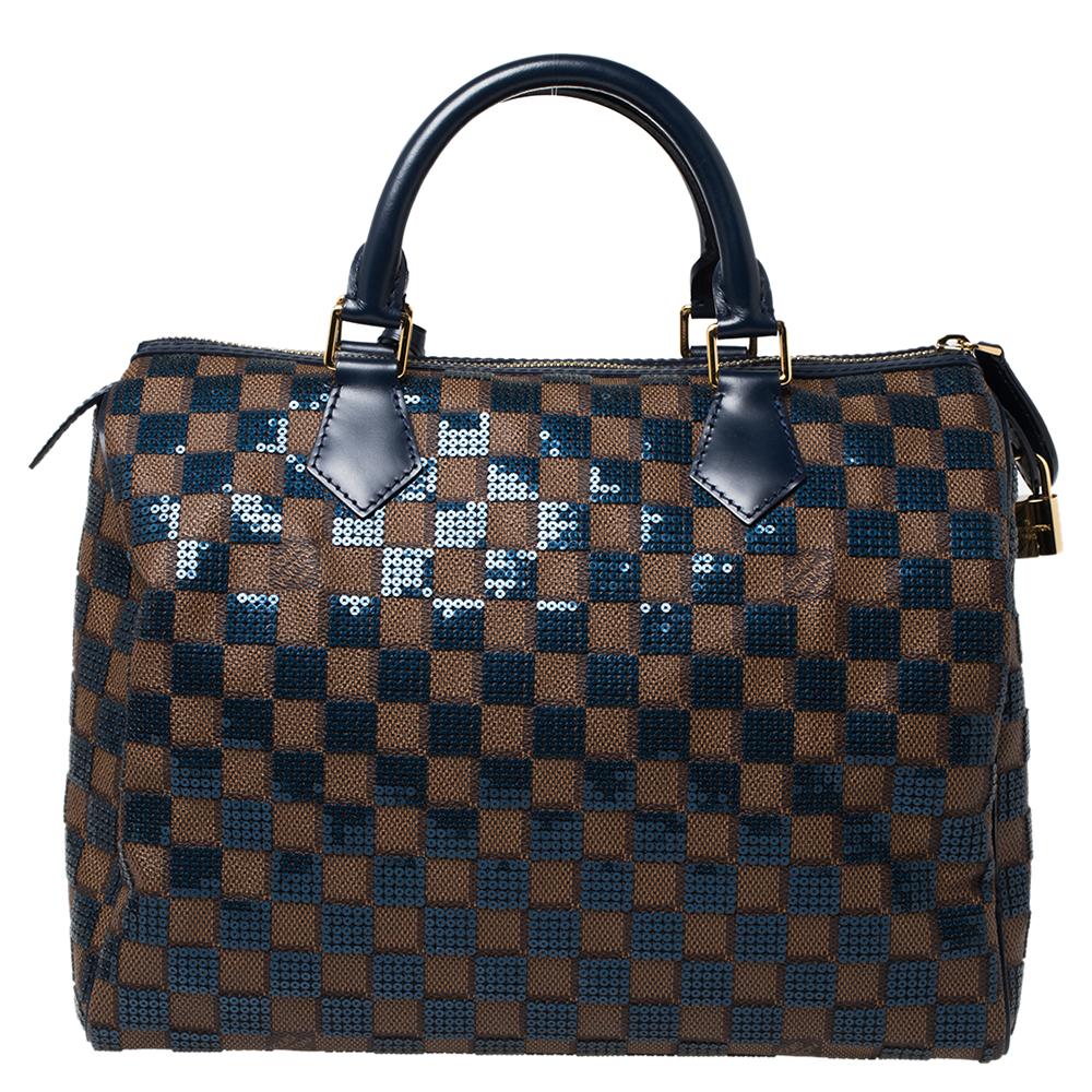 Titled as one of the greatest handbags in the history of luxury fashion, the Speedy from Louis Vuitton was first created for everyday use as a smaller version of their famous Keepall bag. This limited edition Speedy hails from the label's