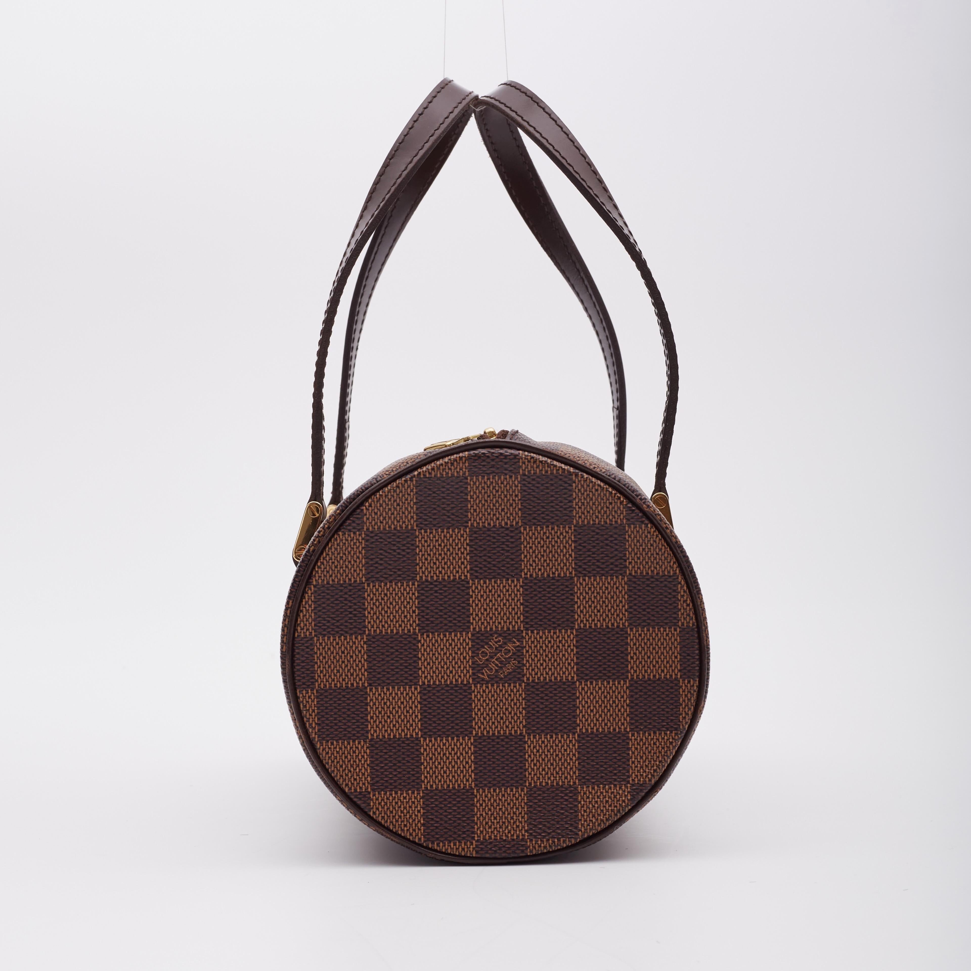 Women's Louis Vuitton Damier Ebene Papillon 30 Shoulder Bag For Sale