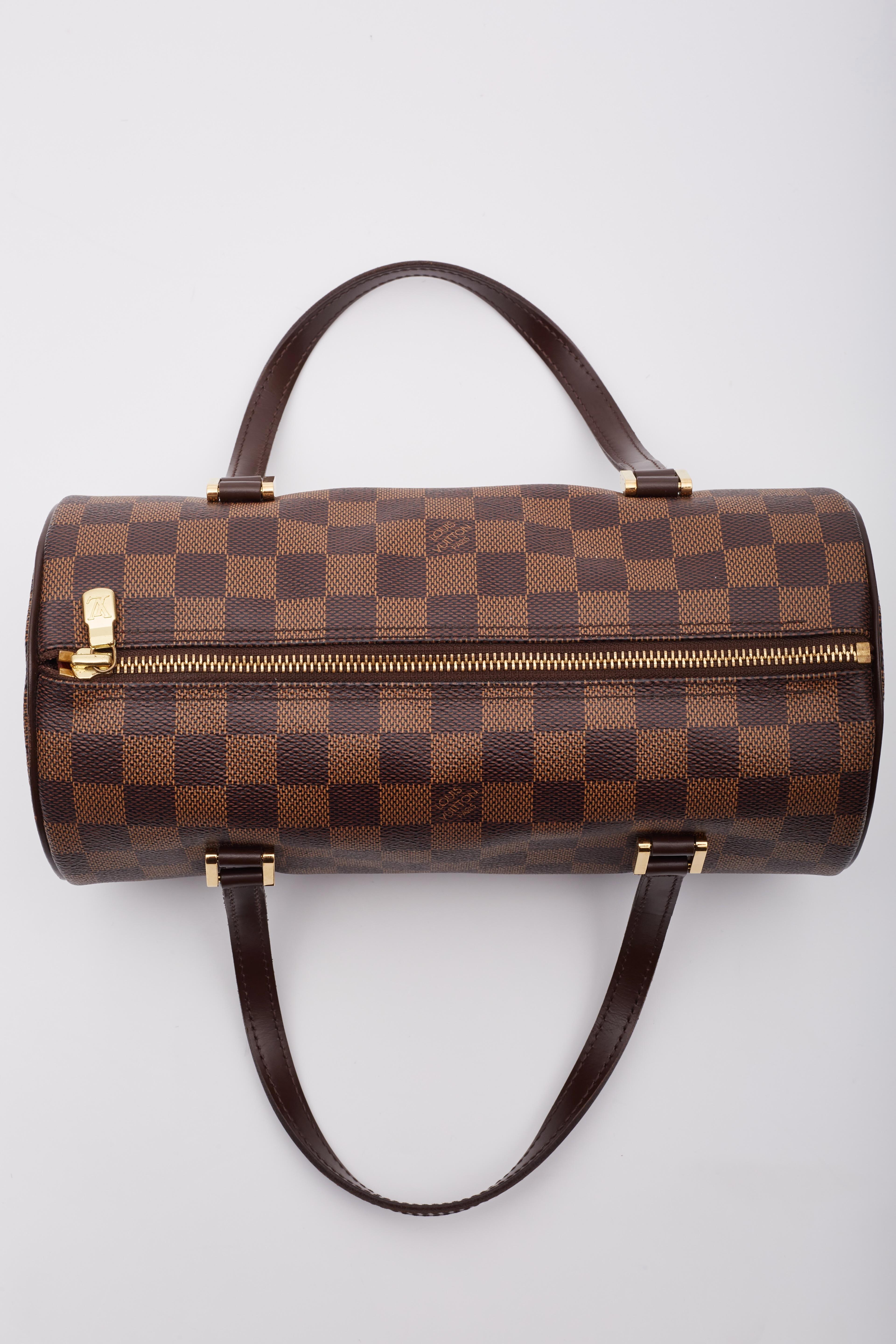 Louis Vuitton Damier Ebene Papillon 30 Shoulder Bag For Sale 4