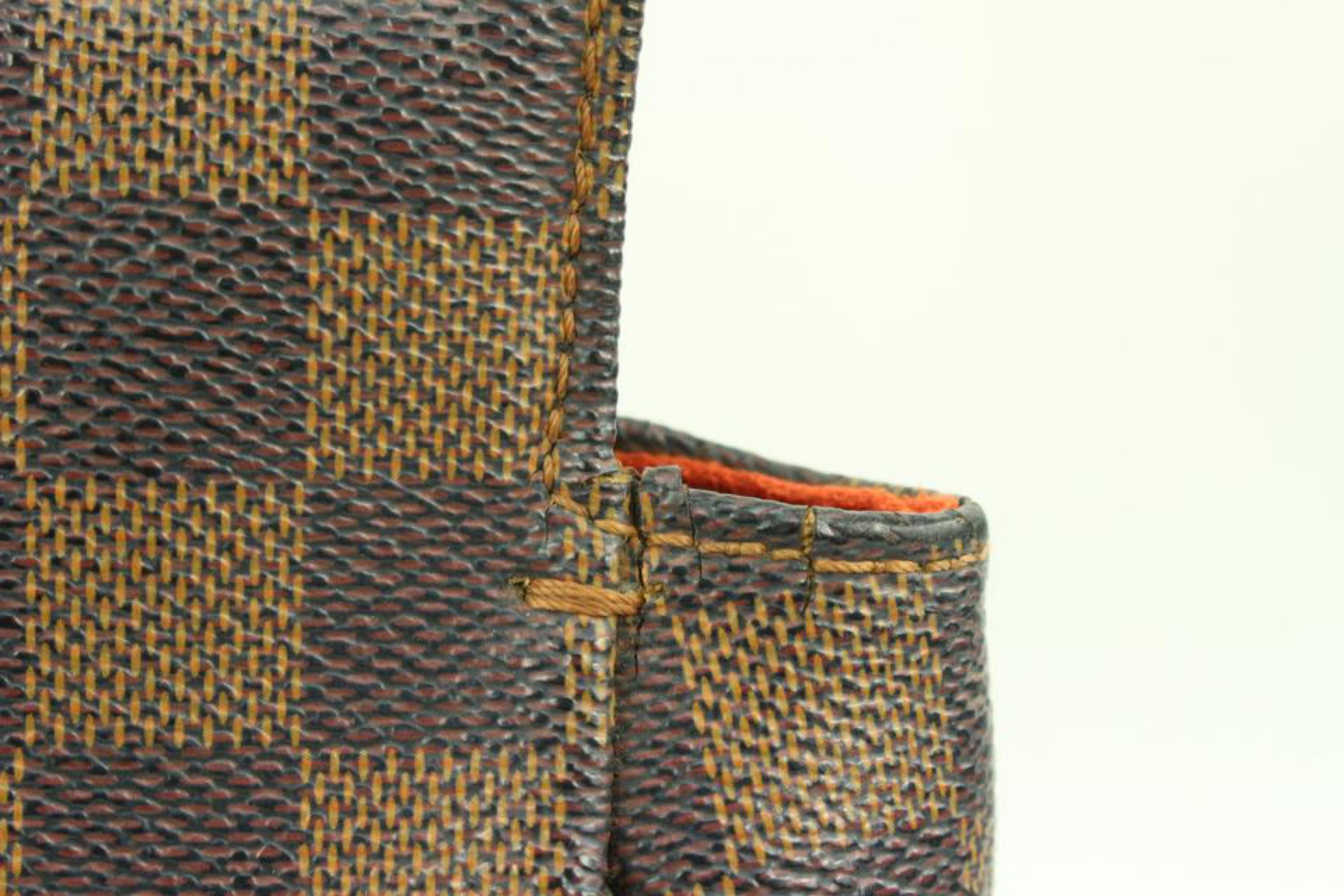 Louis Vuitton Damier Ebene Parioli PM Shopper Tote Bag S215lv94 For Sale 6