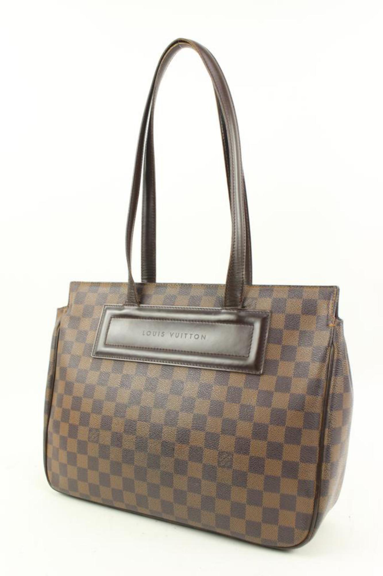 Louis Vuitton Damier Ebene Parioli PM Shopper Tote Bag S215lv94
Date Code/Serial Number: AR0010
Made In: France
Measurements: Length:  13.5