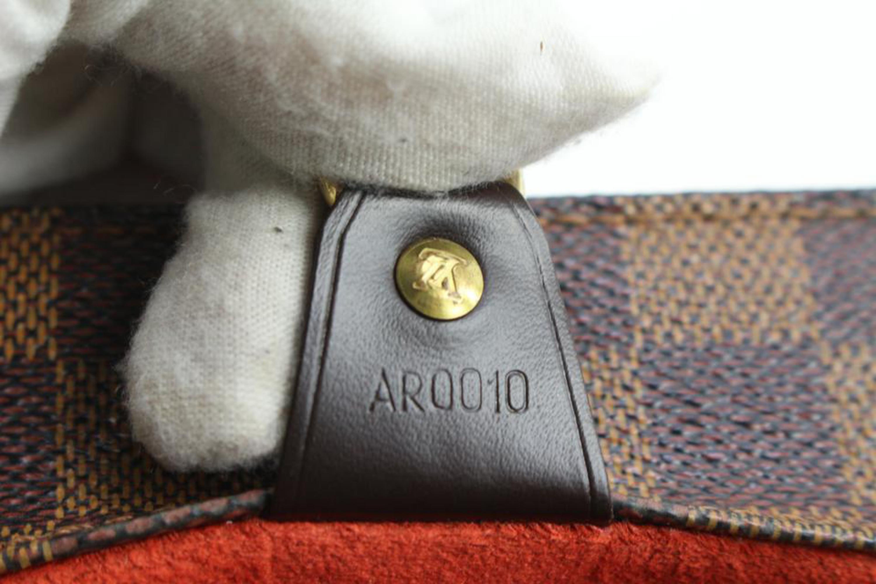 Gray Louis Vuitton Damier Ebene Parioli PM Shopper Tote Bag S215lv94 For Sale