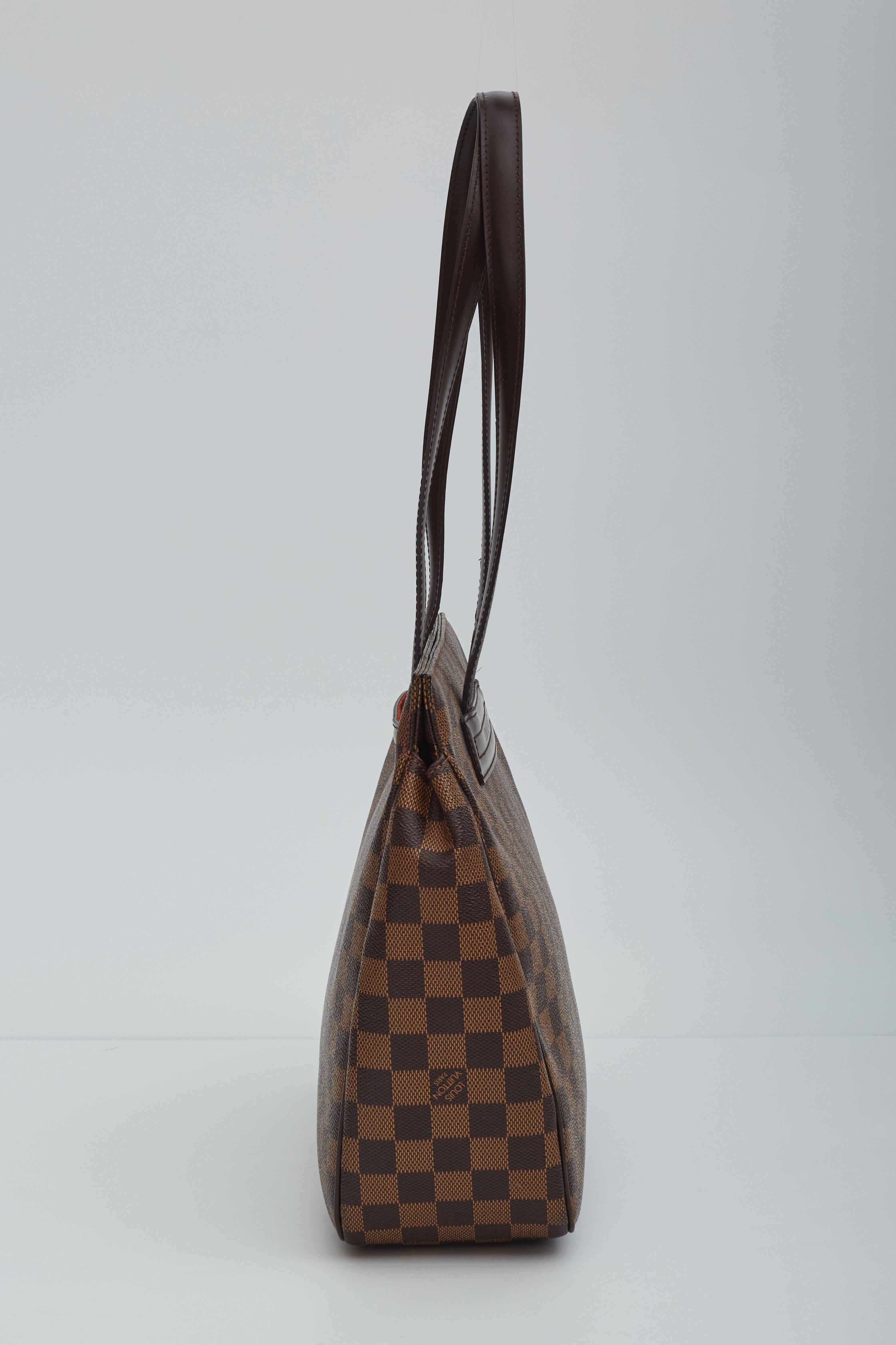 Louis Vuitton Damier Ebene Parioli PM Tote Bag (2004) In Good Condition In Montreal, Quebec