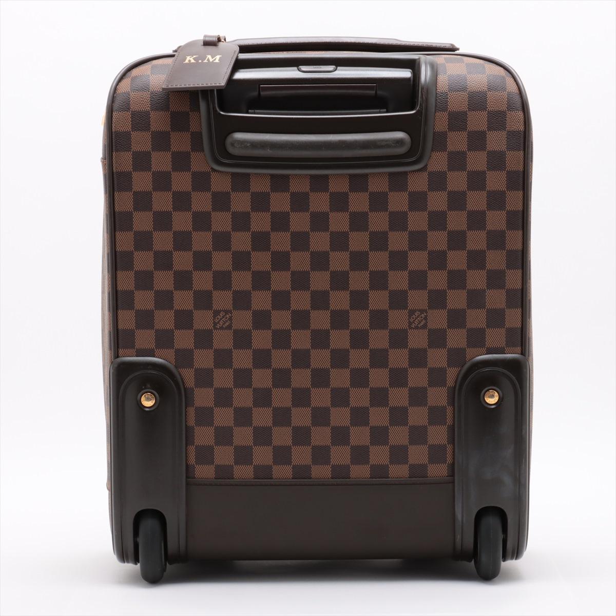 Black Louis Vuitton Damier Ebene Pegase 45 Carry-on Suitcase