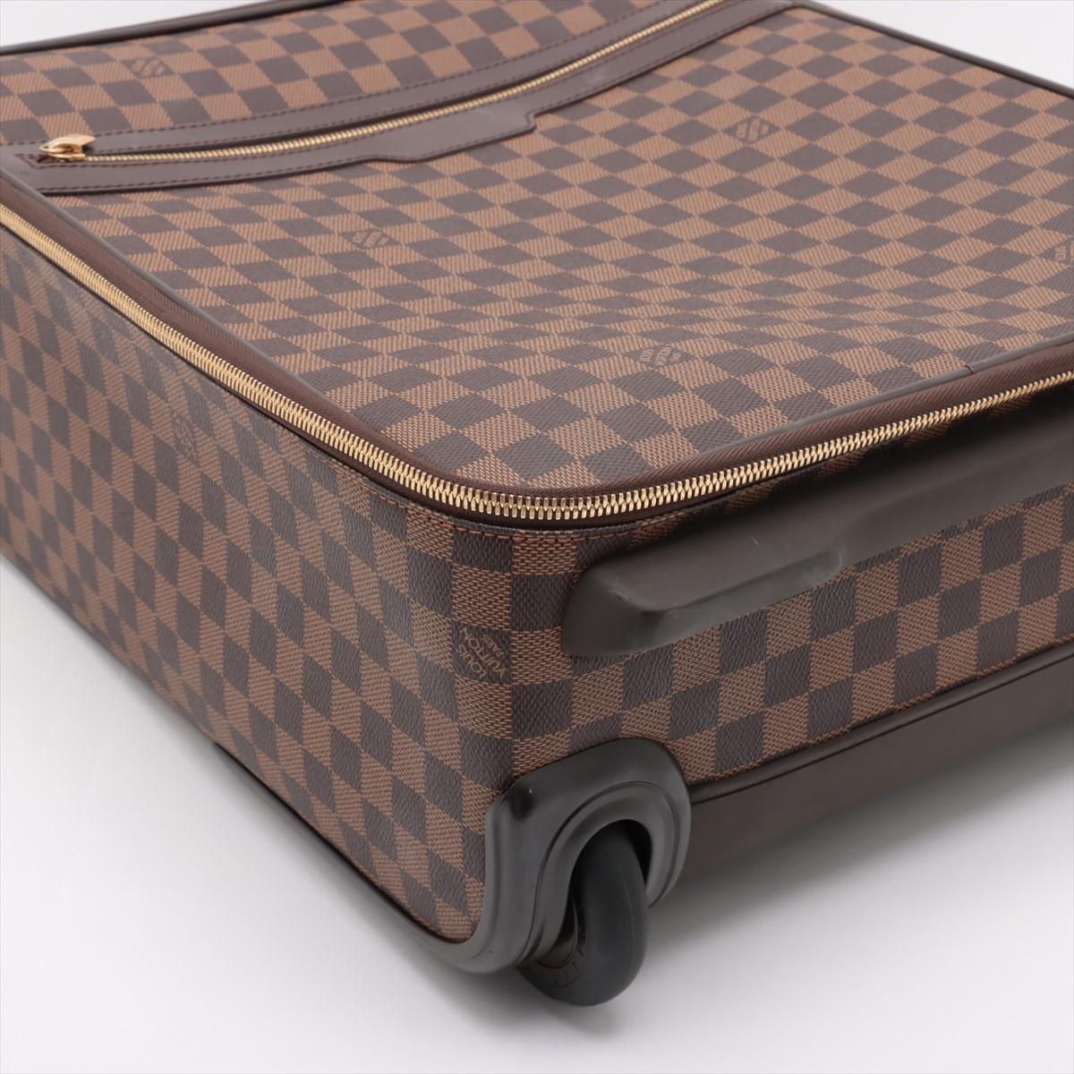 Women's Louis Vuitton Damier Ebene Pegase 45 Carry-on Suitcase