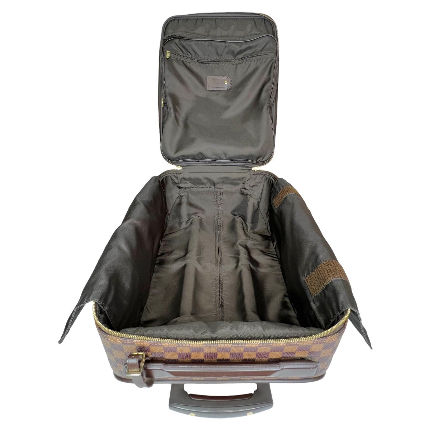 Louis Vuitton Damier Ebene Pegase 45 Roller Suitcase For Sale 2