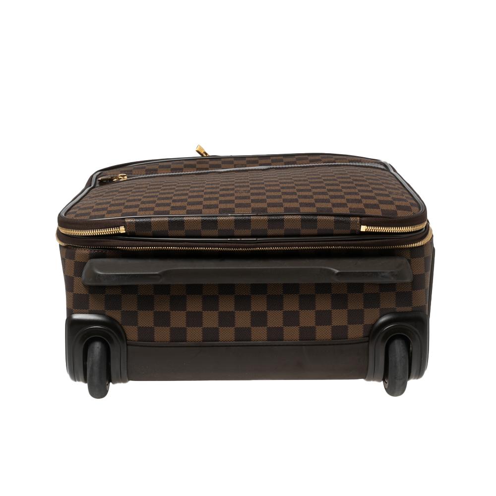 Louis Vuitton Damier Ebene Pegase 55 Business Suitcase 5