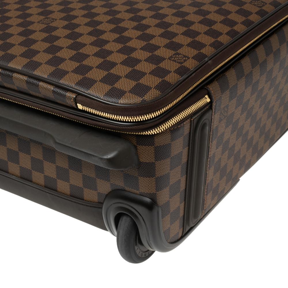 Black Louis Vuitton Damier Ebene Pegase 55 Business Suitcase