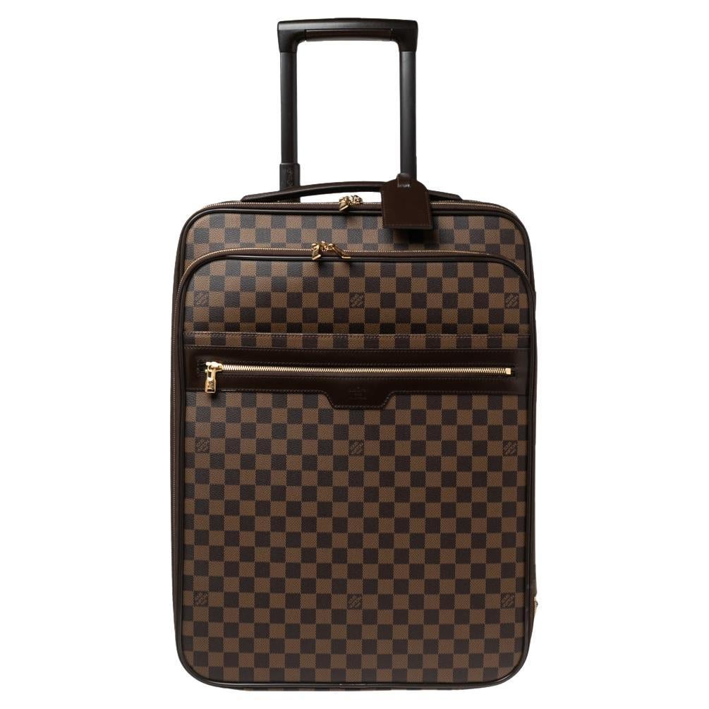 Louis Vuitton Damier Ebene Pegase 55 Business Suitcase
