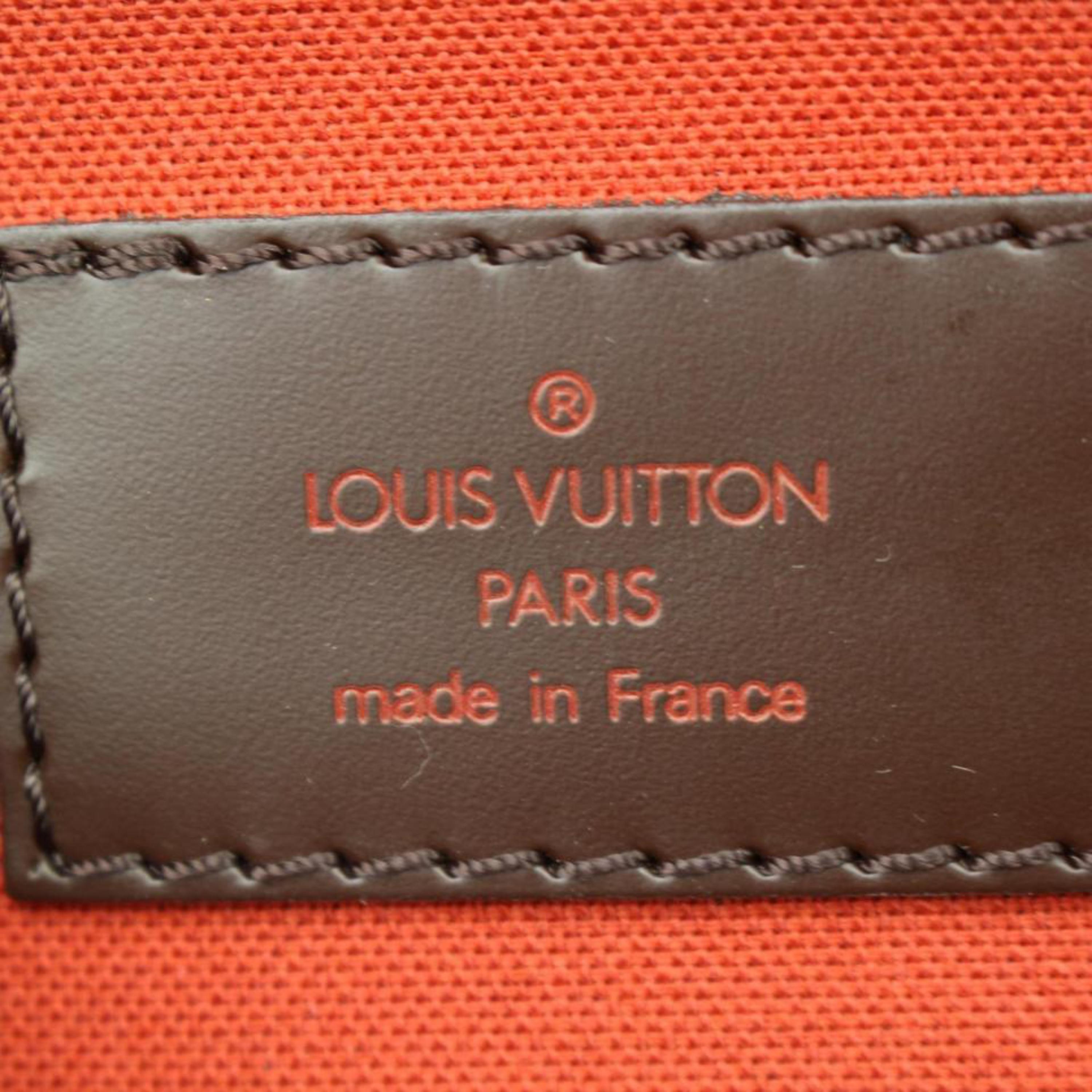 Women's or Men's Louis Vuitton Damier Ebene Pegase 55 Rolling Luggage Trolley 869023 Brown Coated