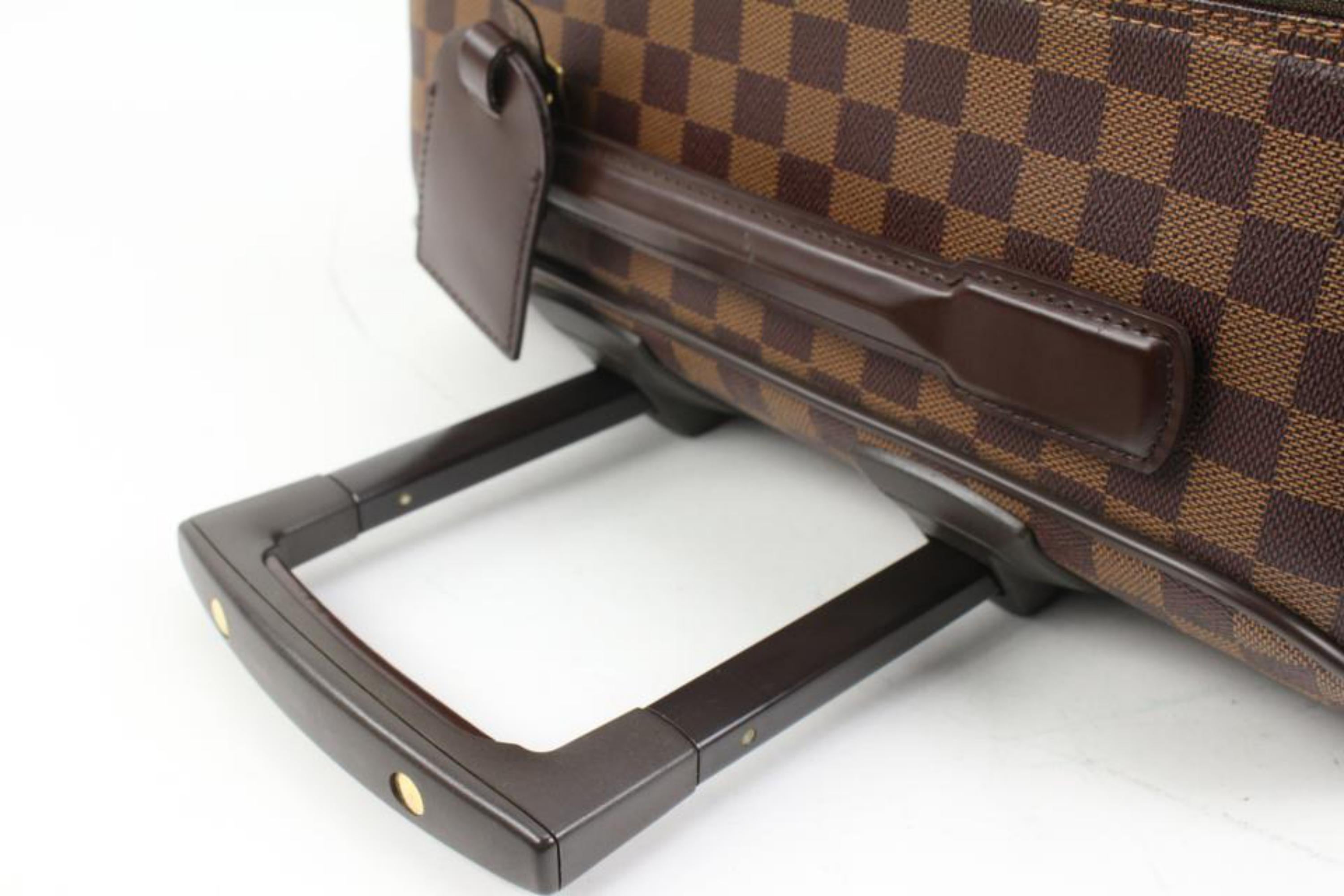 Louis Vuitton Damier Ebene Pegase 55 Rolling Luggage Trolley Suitcase 48lz64 1