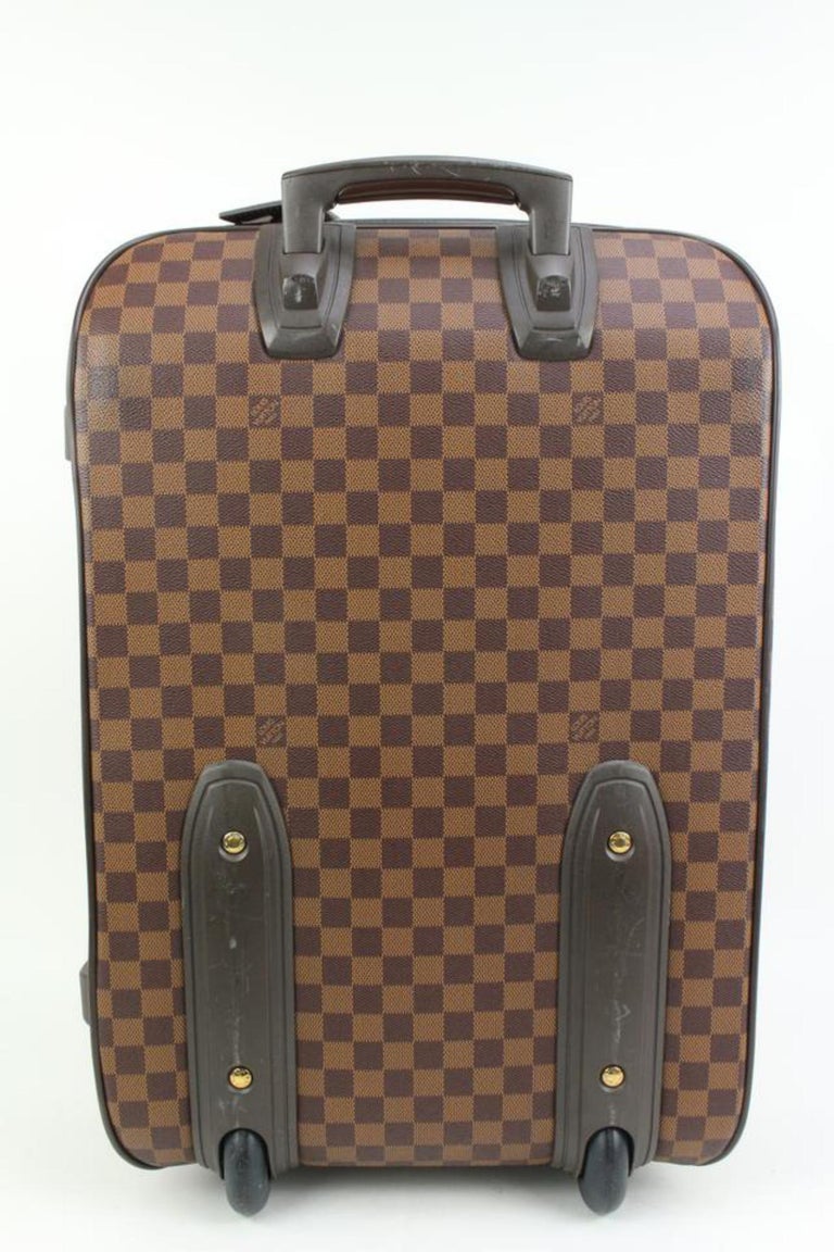 Louis Vuitton Damier Ebene Pegase 55 Rolling Luggage Trolley Suitcase  48lz64 at 1stDibs