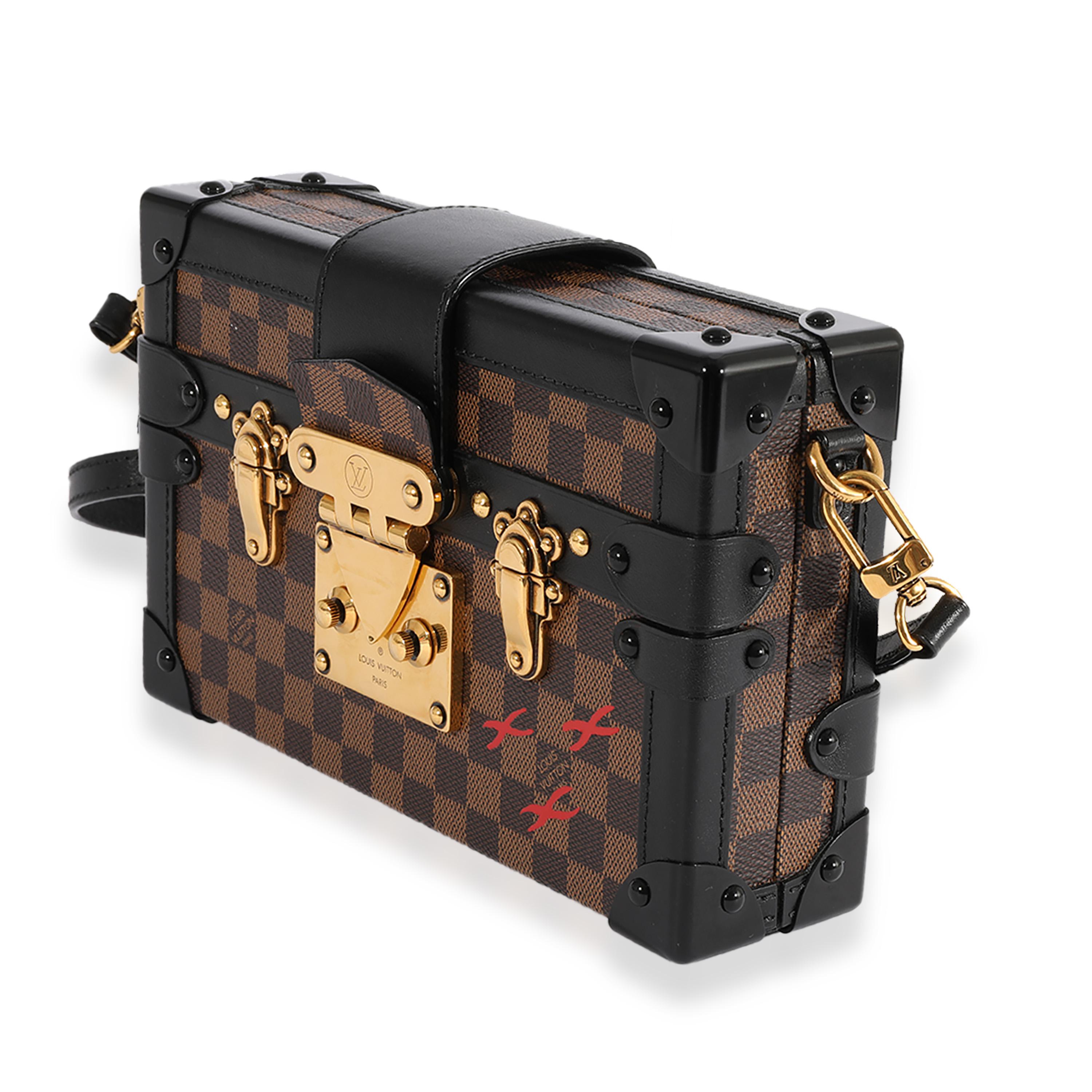 Louis Vuitton Damier Ebene Petite Malle For Sale at 1stDibs petite