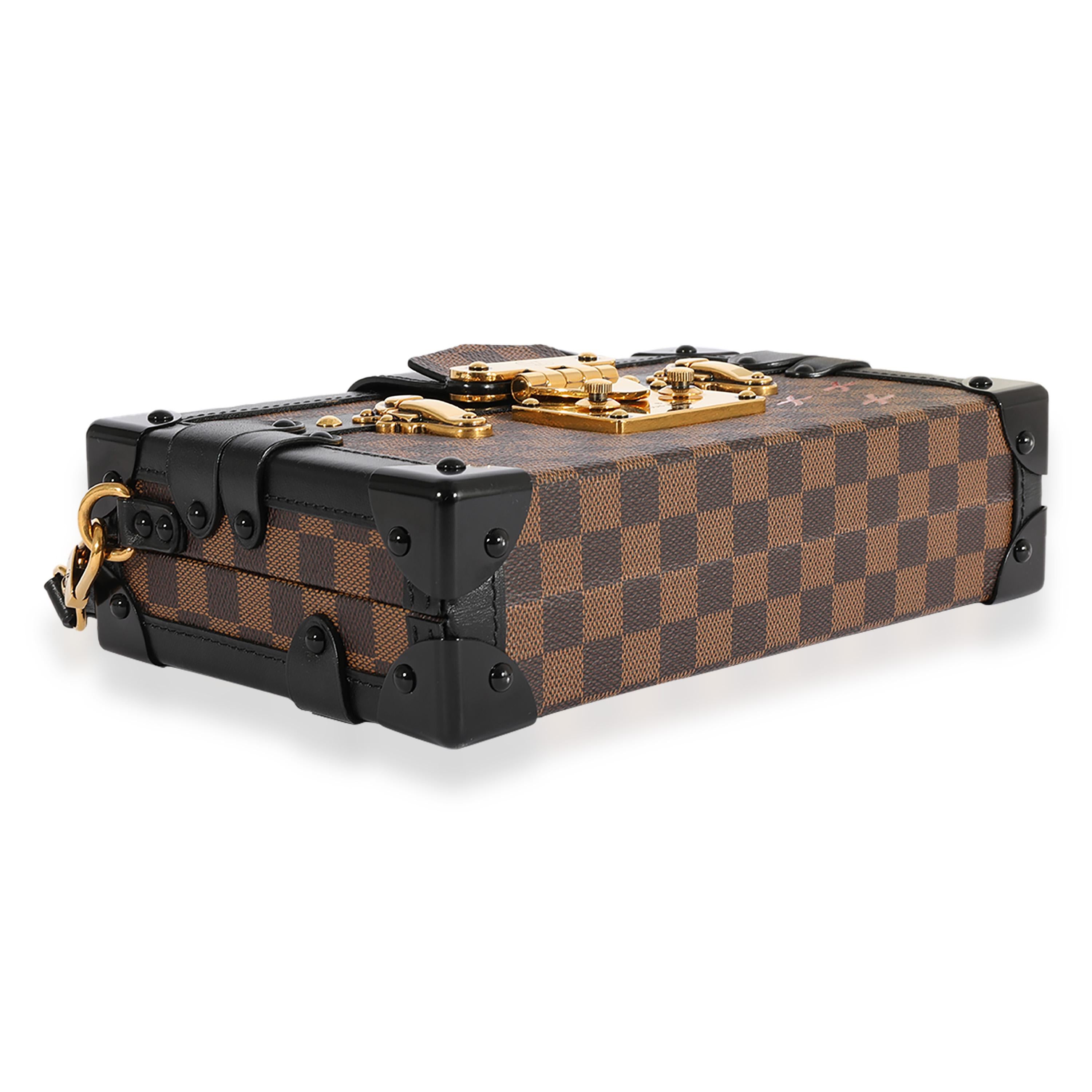 Louis Vuitton Damier Ebene Petite Malle For Sale at 1stDibs petite