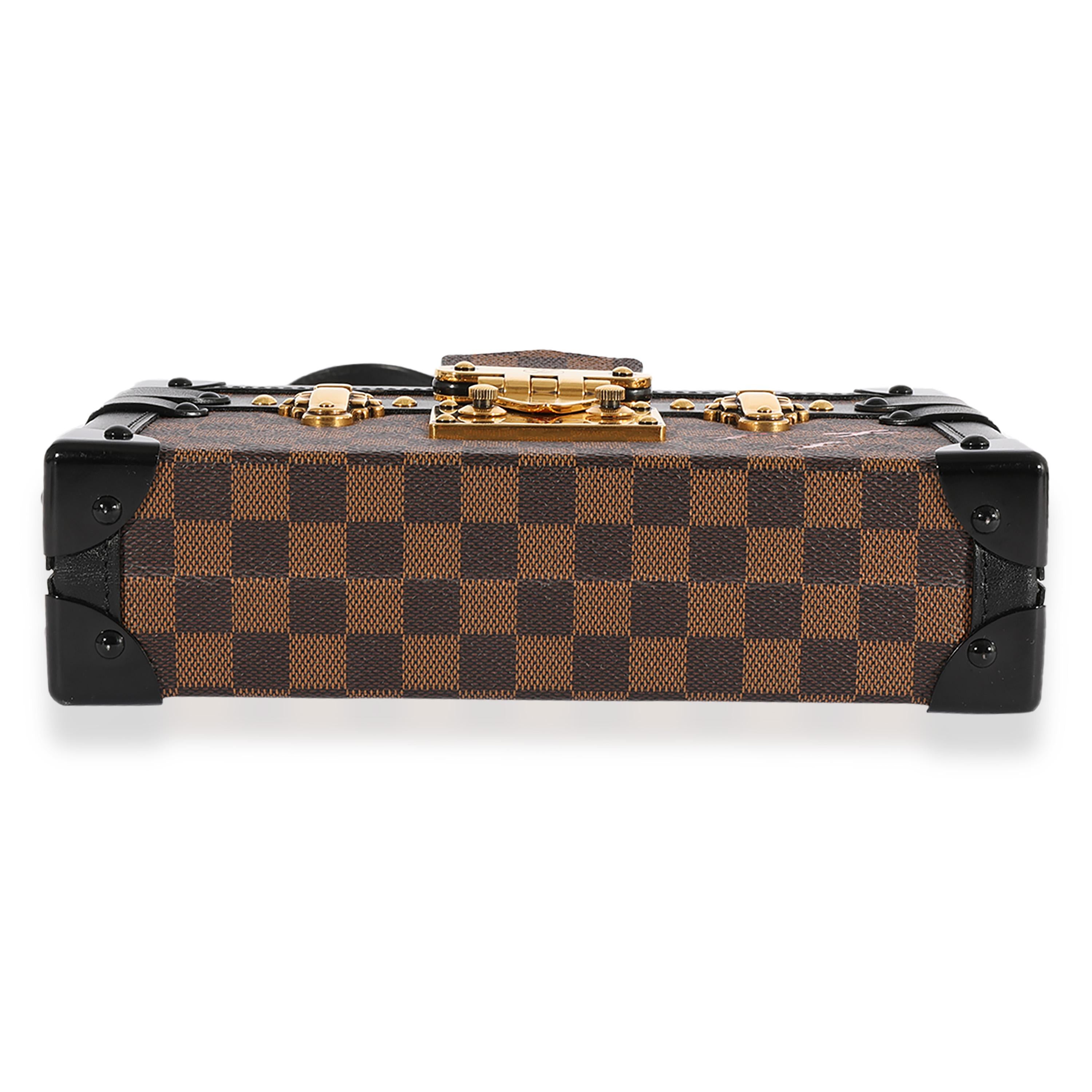 Louis Vuitton Damier Ebene Petite Malle For Sale at 1stDibs petite