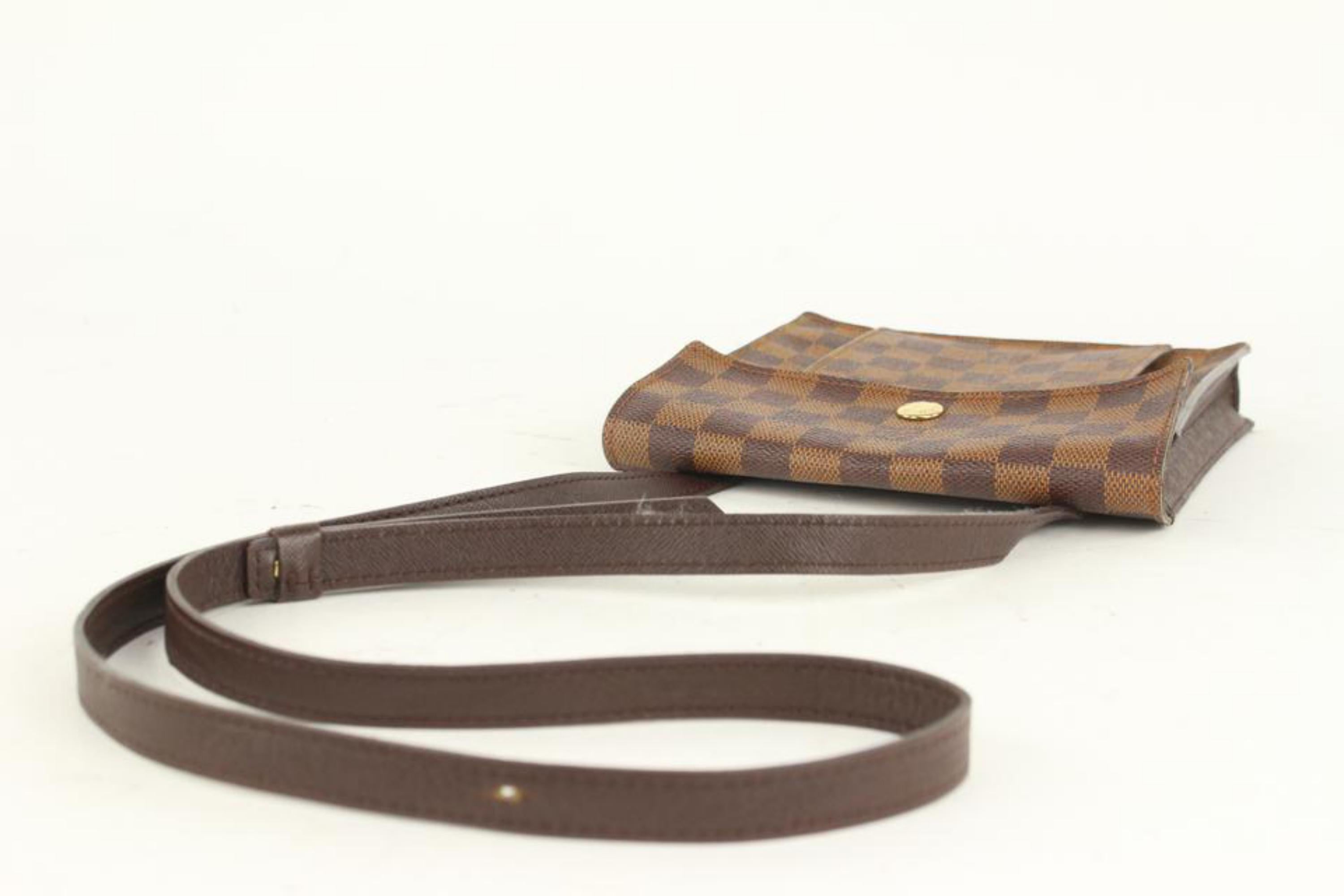 Louis Vuitton Damier Ebene Pimlico Crossbody Bag 4LV1018 For Sale 1