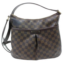 Louis Vuitton Damier Ebene Pm 870040 Brown Coated Canvas Cross Body Bag