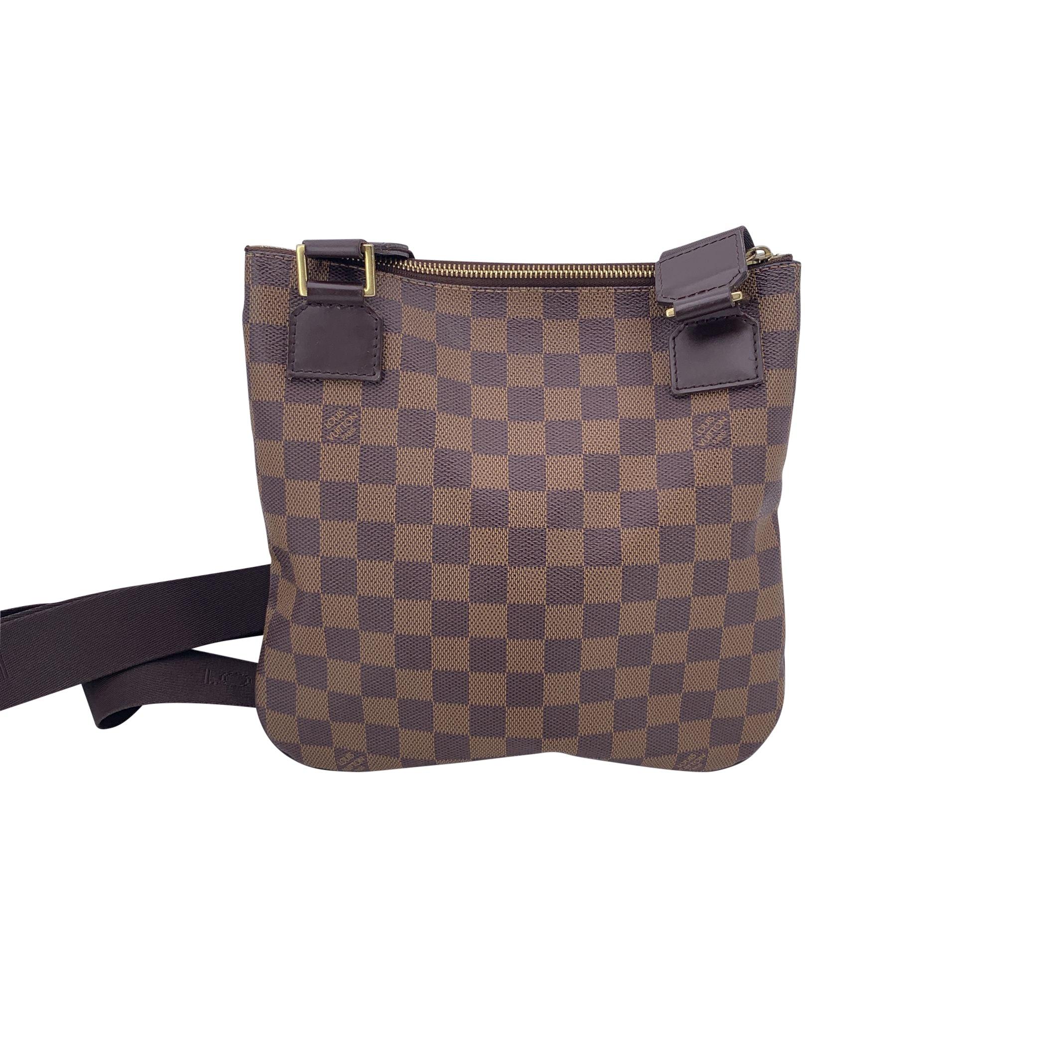 Nero Louis Vuitton Damier Ebene Pochette Bosphore Messenger Bag in vendita