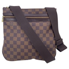Louis Vuitton Damier Ebene Pochette Bosphore Messenger Bag