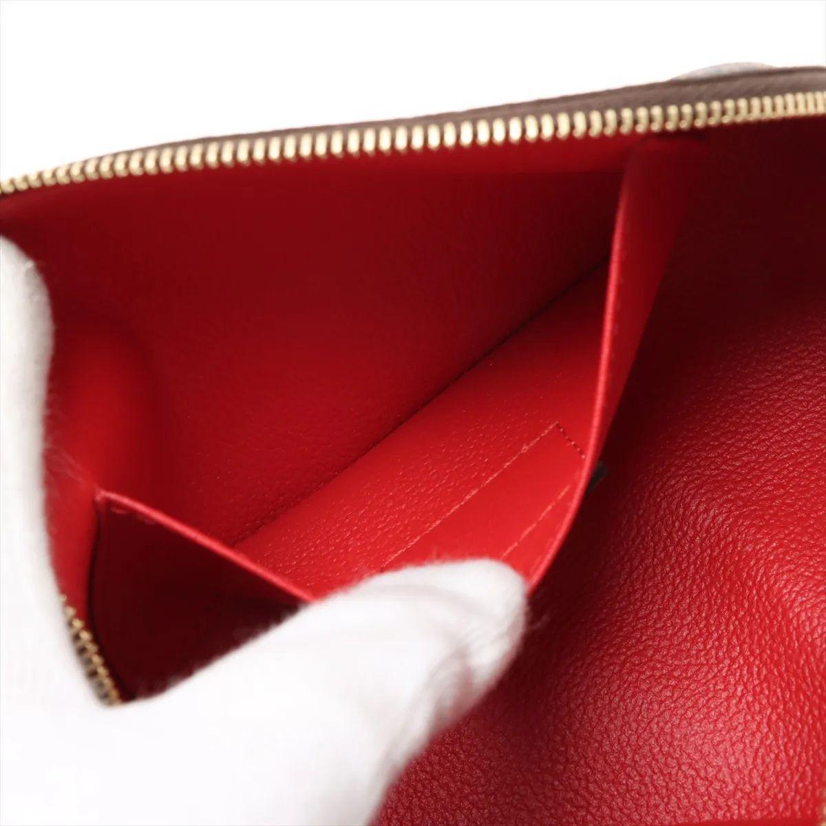 Louis Vuitton Damier Ebene Pochette Kosmetiktasche PM Damen im Angebot