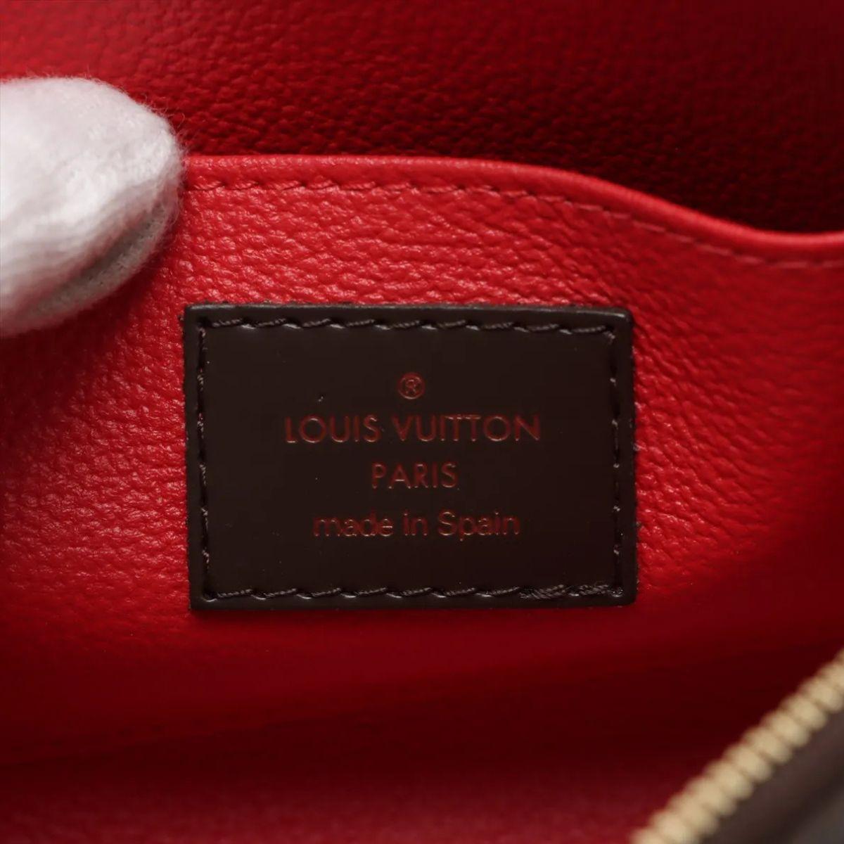 Louis Vuitton Damier Ebene Pochette Kosmetiktasche PM im Angebot 3