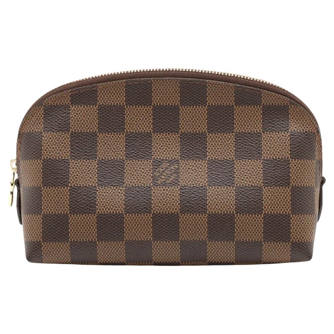 Louis Vuitton Damier Ebene Pochette Kosmetiktasche PM im Angebot