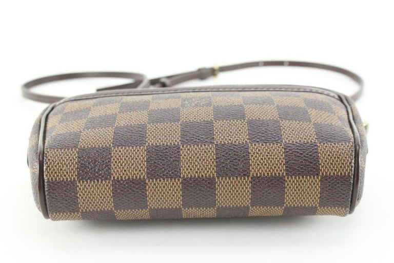 Louis Vuitton Damier Ebene Pochette Ipanema 3way Crossbody Bag 23lk824s In Good Condition For Sale In Dix hills, NY