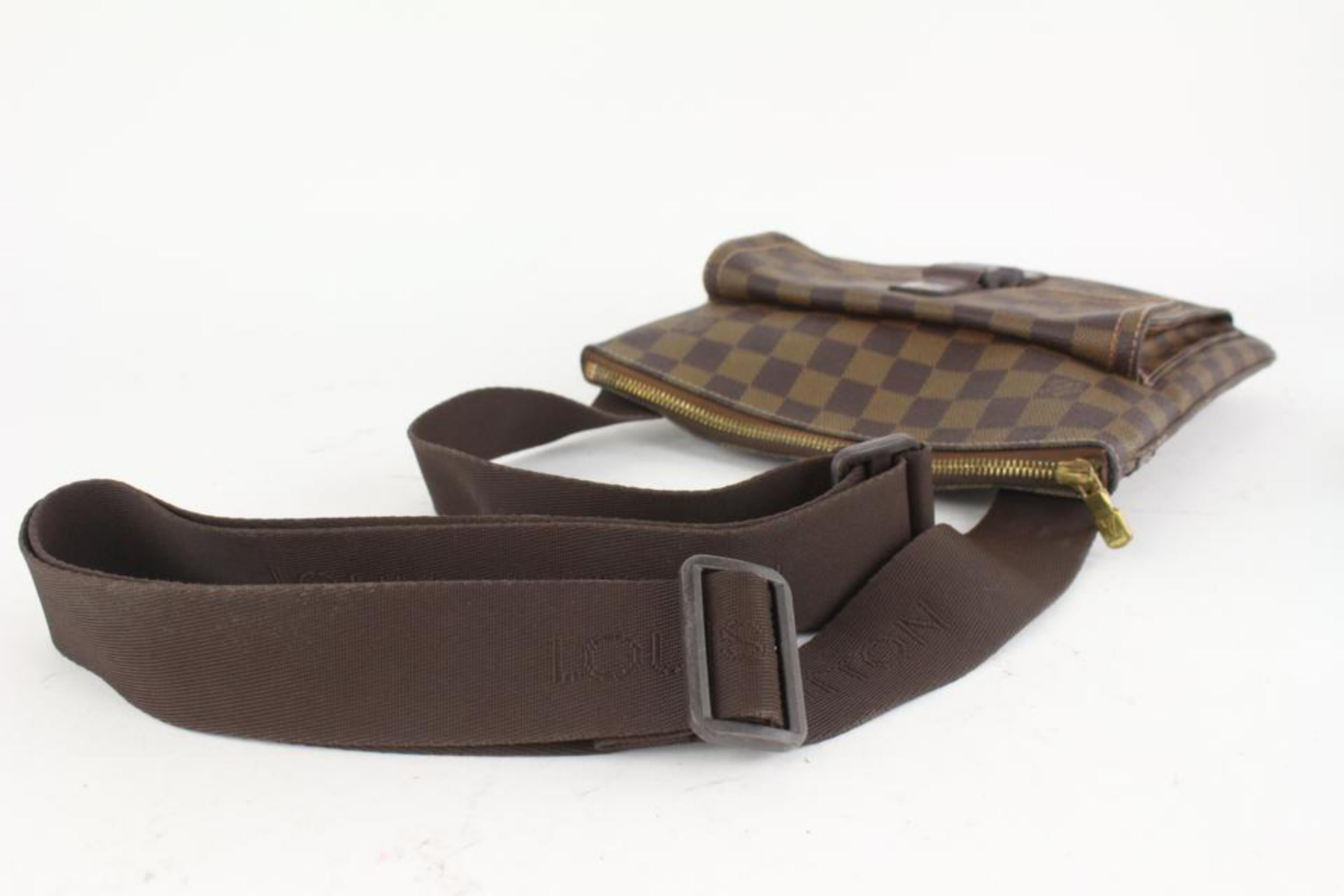 Louis Vuitton Damier Ebene Pochette Melville Crossbody Bag 1014lv9 For Sale 2