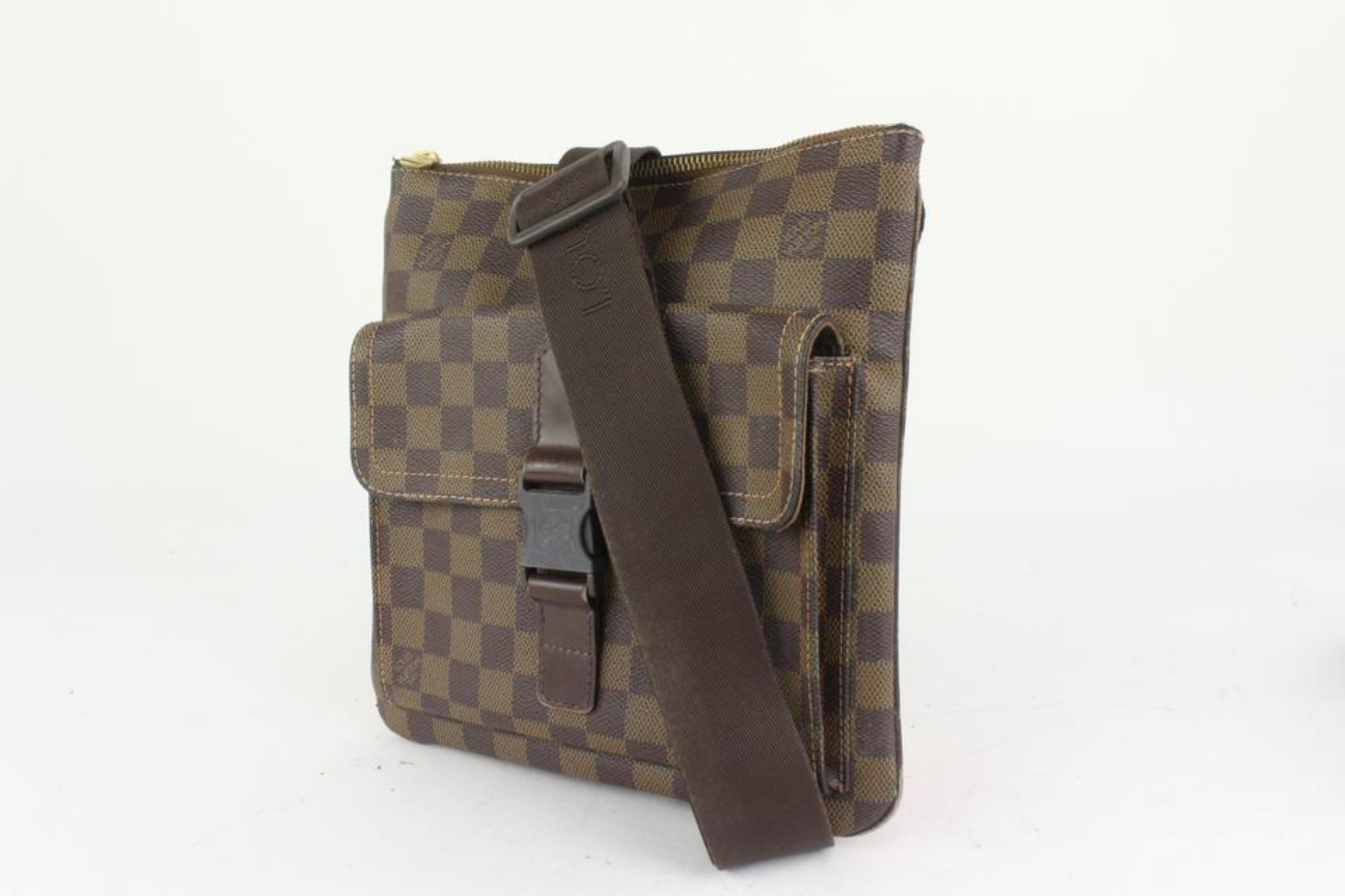 Louis Vuitton Damier Ebene Pochette Melville Umhängetasche 1014lv9 im Angebot 7
