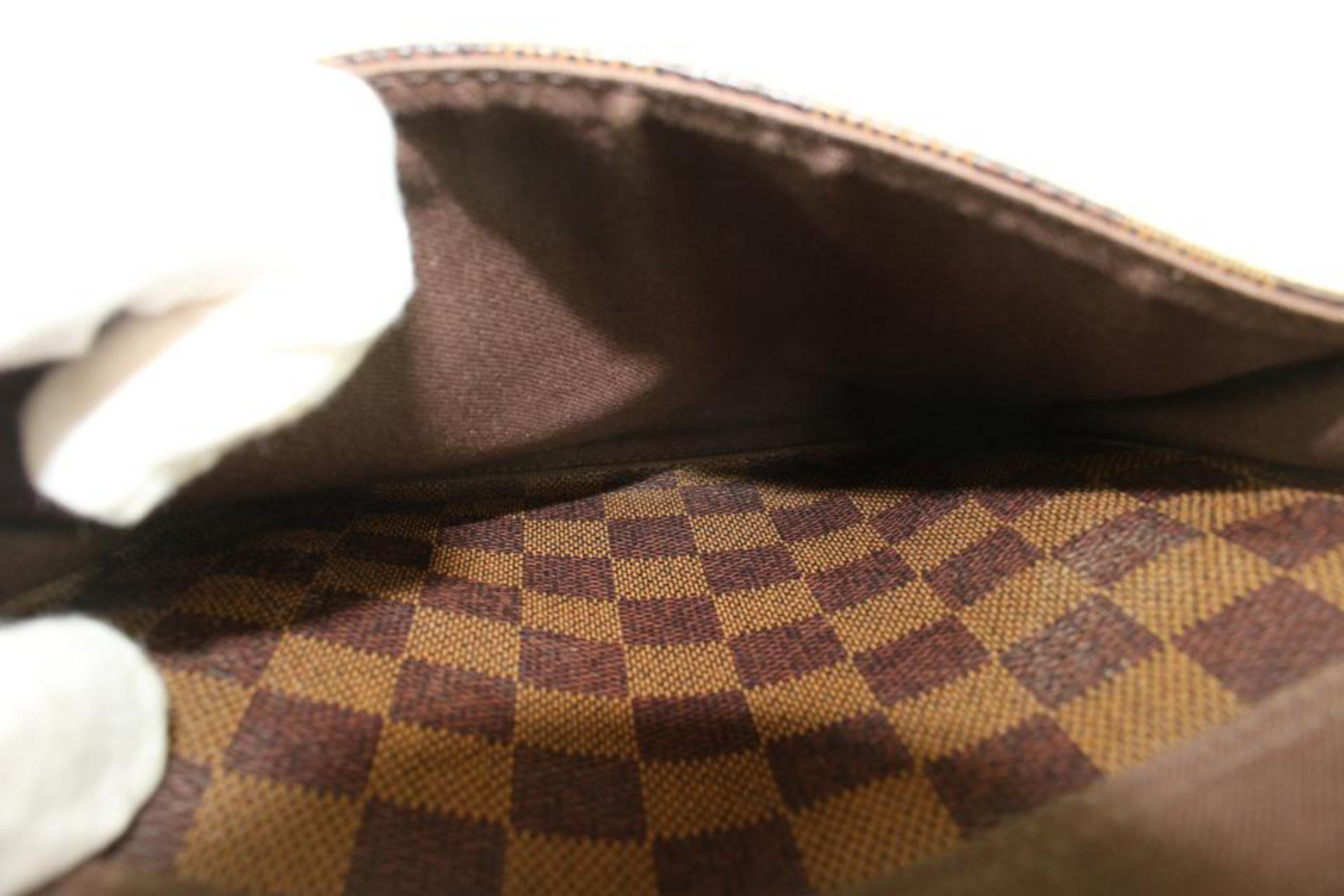 Black Louis Vuitton Damier Ebene Pochette Melville Crossbody Bag 1014lv9 For Sale