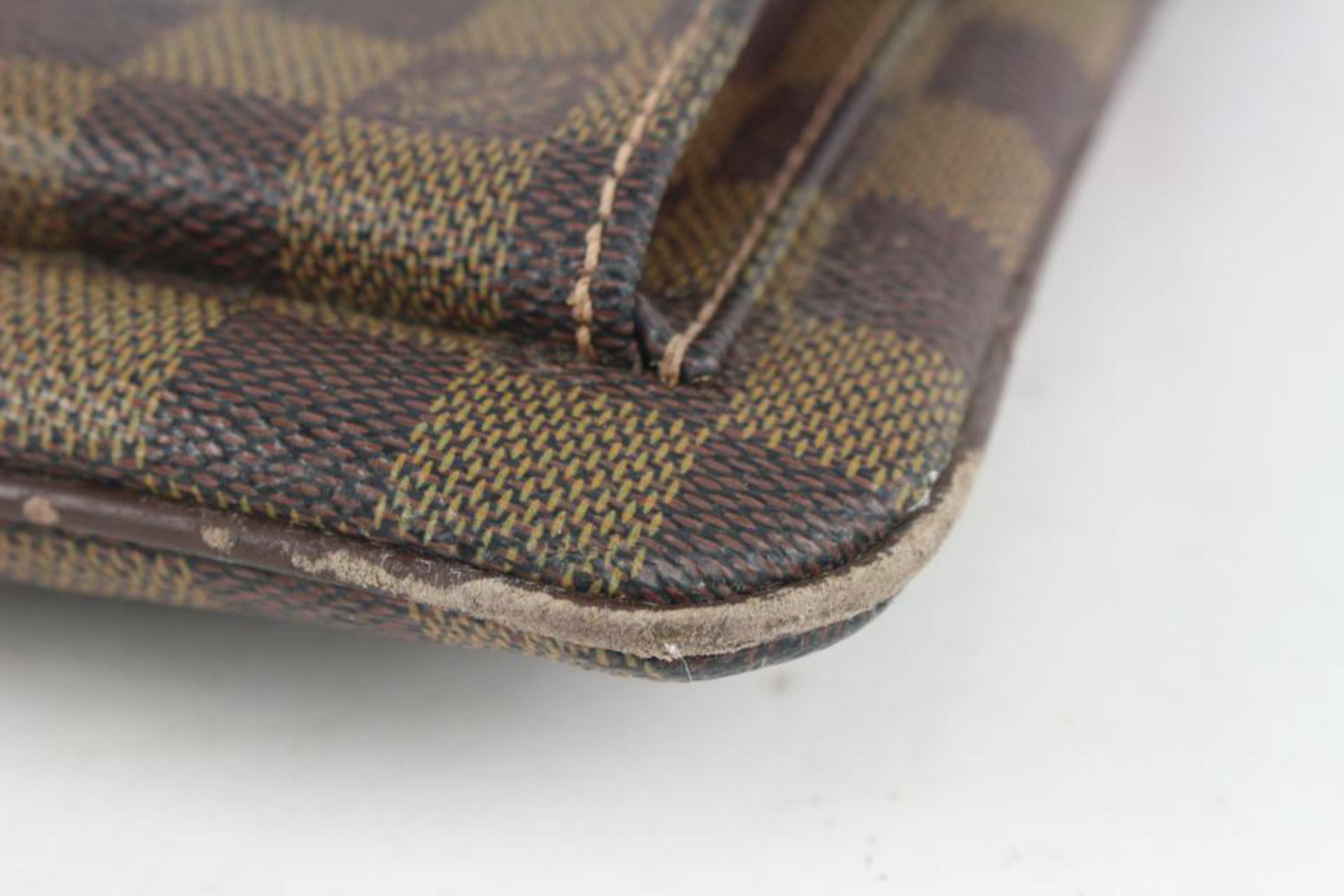 Louis Vuitton Damier Ebene Pochette Melville Umhängetasche 1014lv9 im Angebot 4