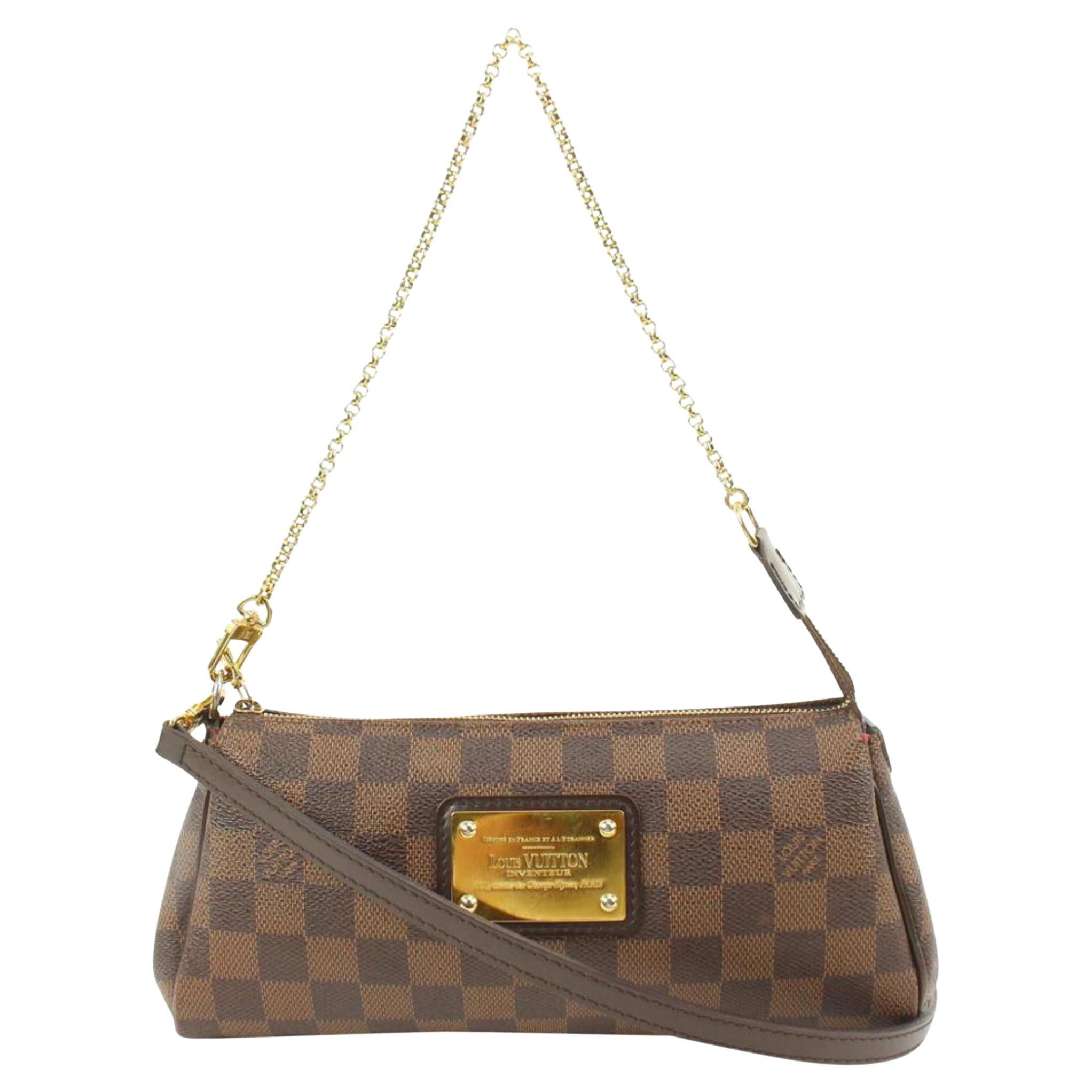 Louis Vuitton Damier Ebene Pochette Sophie Crossbody Eva 2way Bag 1LV614s  For Sale at 1stDibs