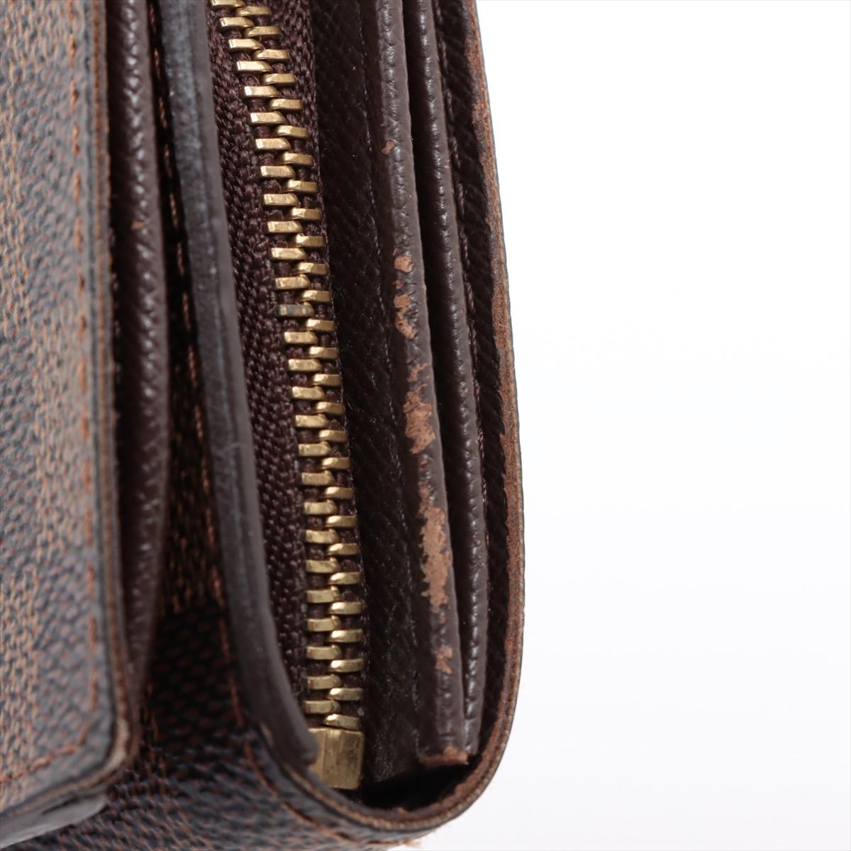 Louis Vuitton Porte-monnaie damier ébène Porte Monnaie Tresor en vente 6
