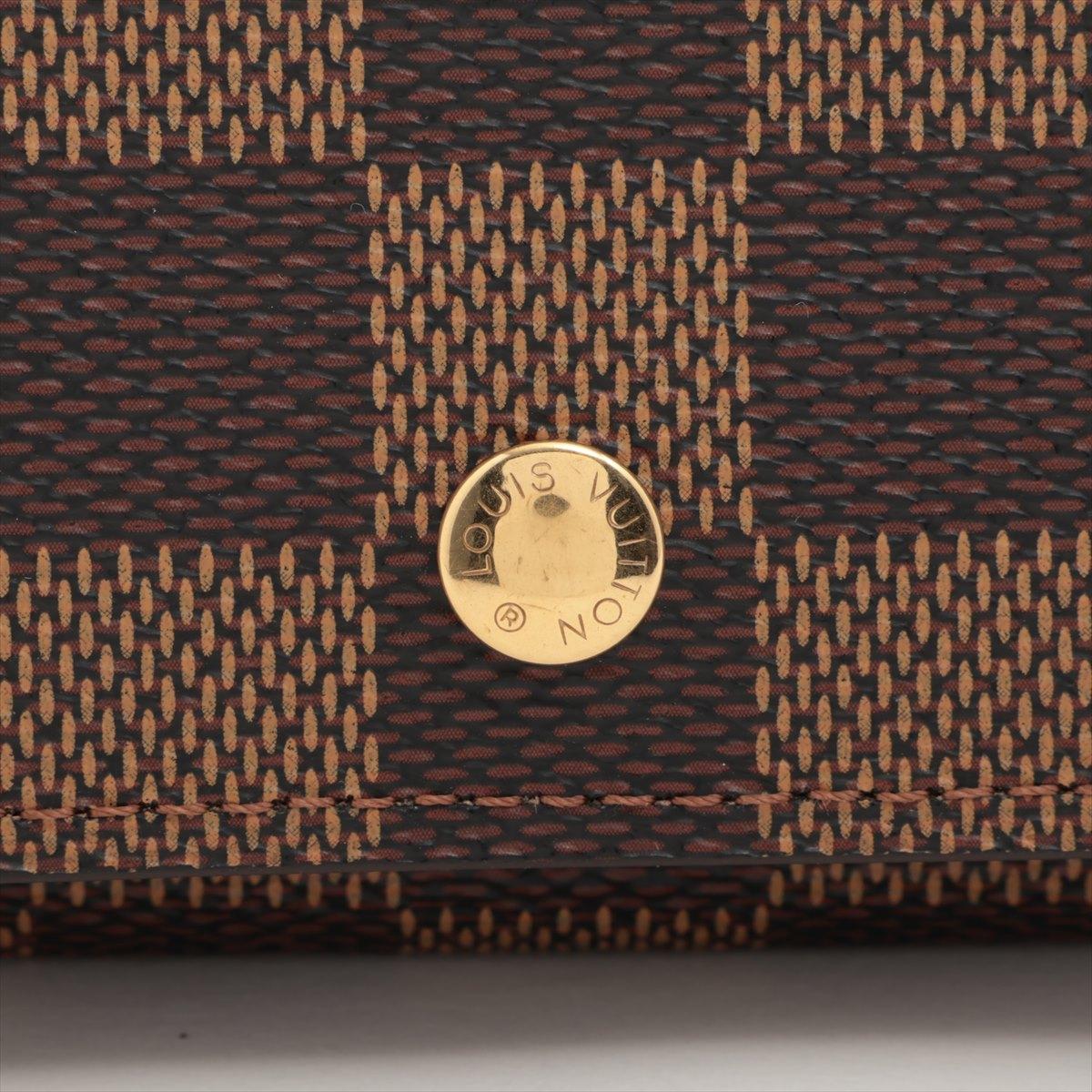 Louis Vuitton Damier Ebene Porte Monnaie Billets Tresor Wallet 8