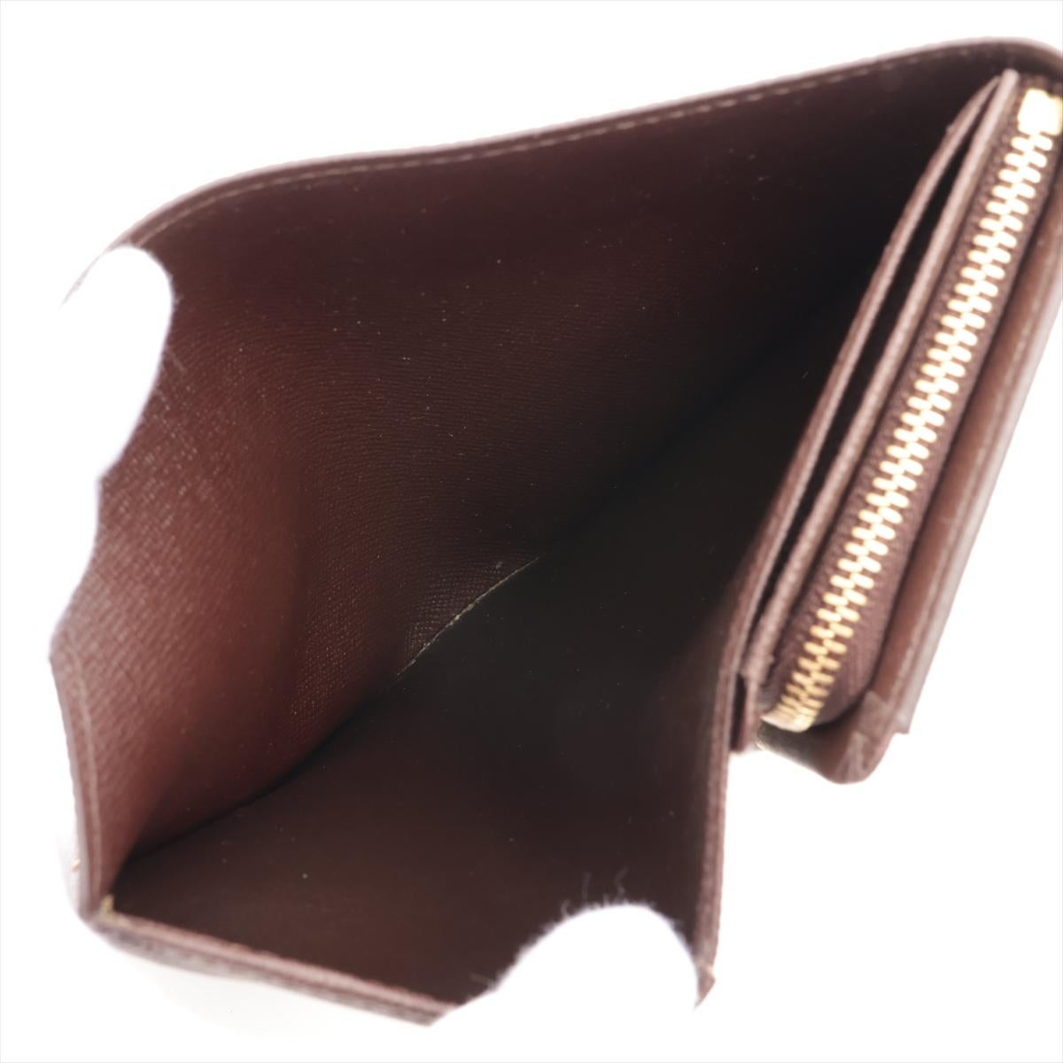 Louis Vuitton Damier Ebene Porte Monnaie Billets Tresor Wallet 1