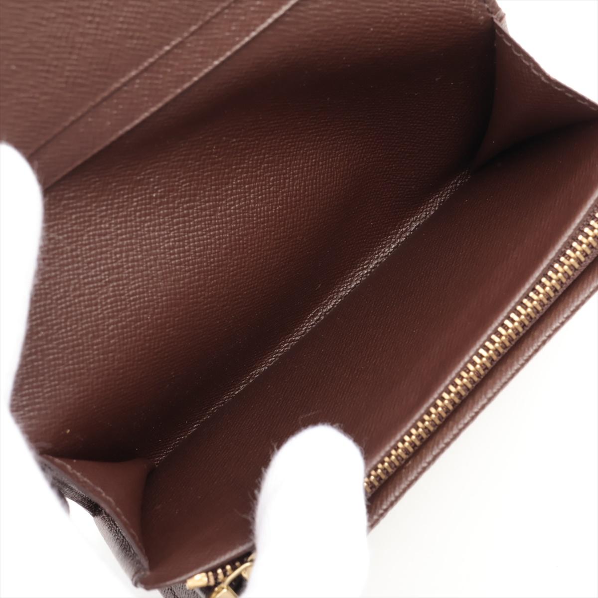 Louis Vuitton Damier Ebene Porte Monnaie Billets Tresor Wallet 2