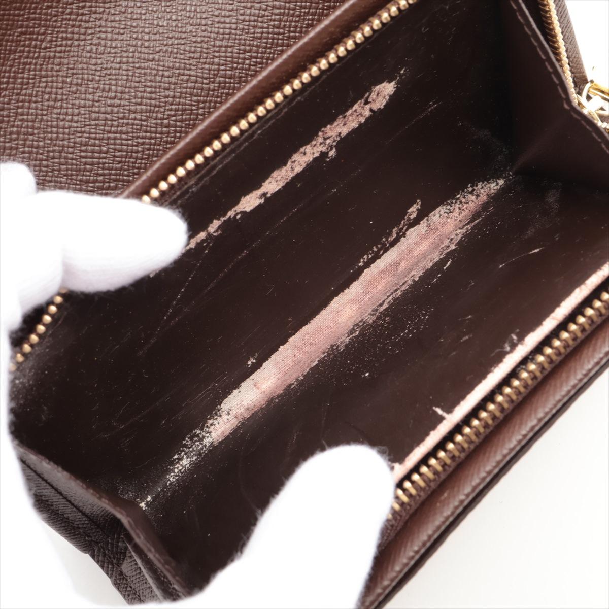 Louis Vuitton Damier Ebene Porte Monnaie Billets Tresor Wallet 4